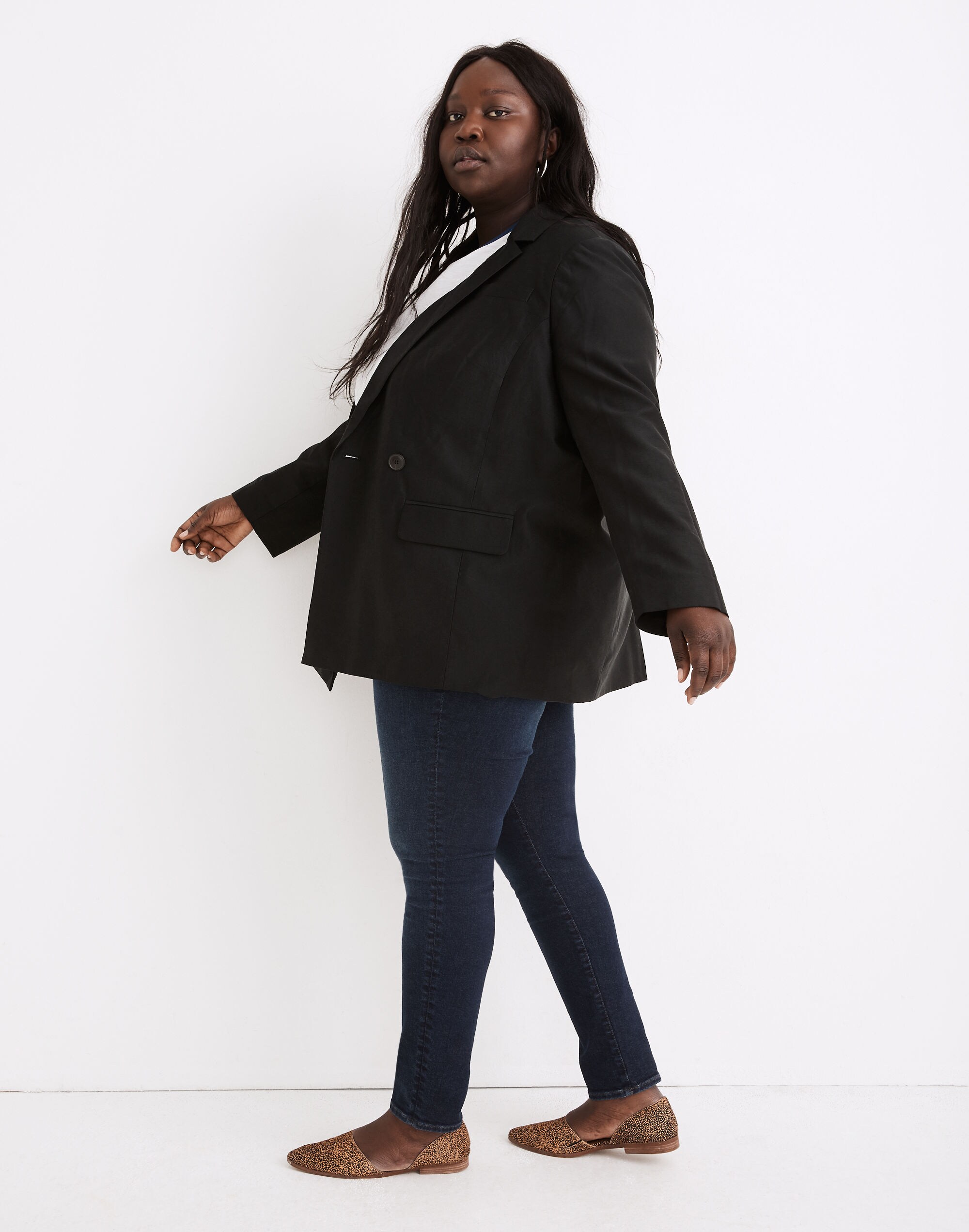 Plus Caldwell Double-Breasted Blazer: Two Button Edition