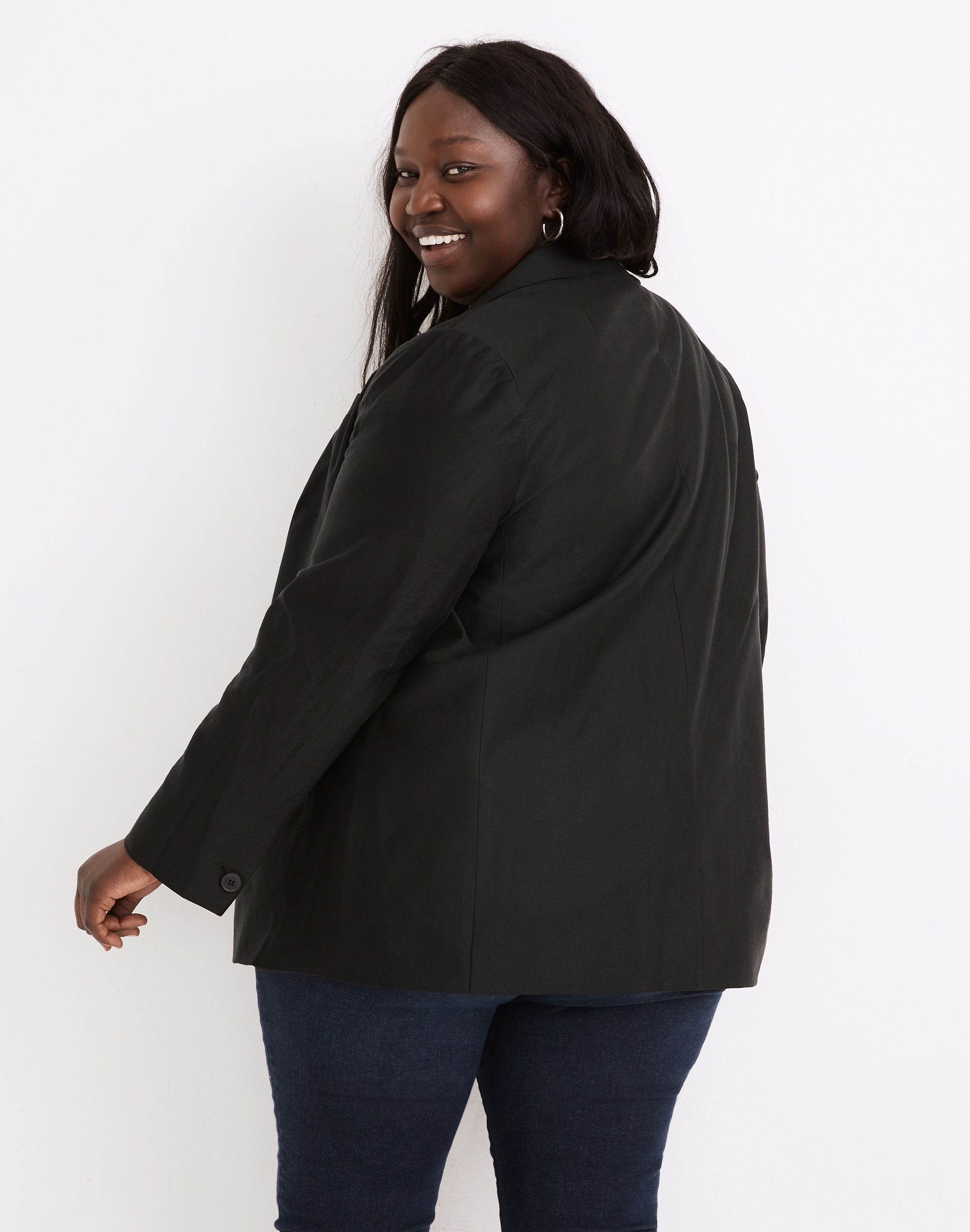 Plus Caldwell Double-Breasted Blazer: Two Button Edition