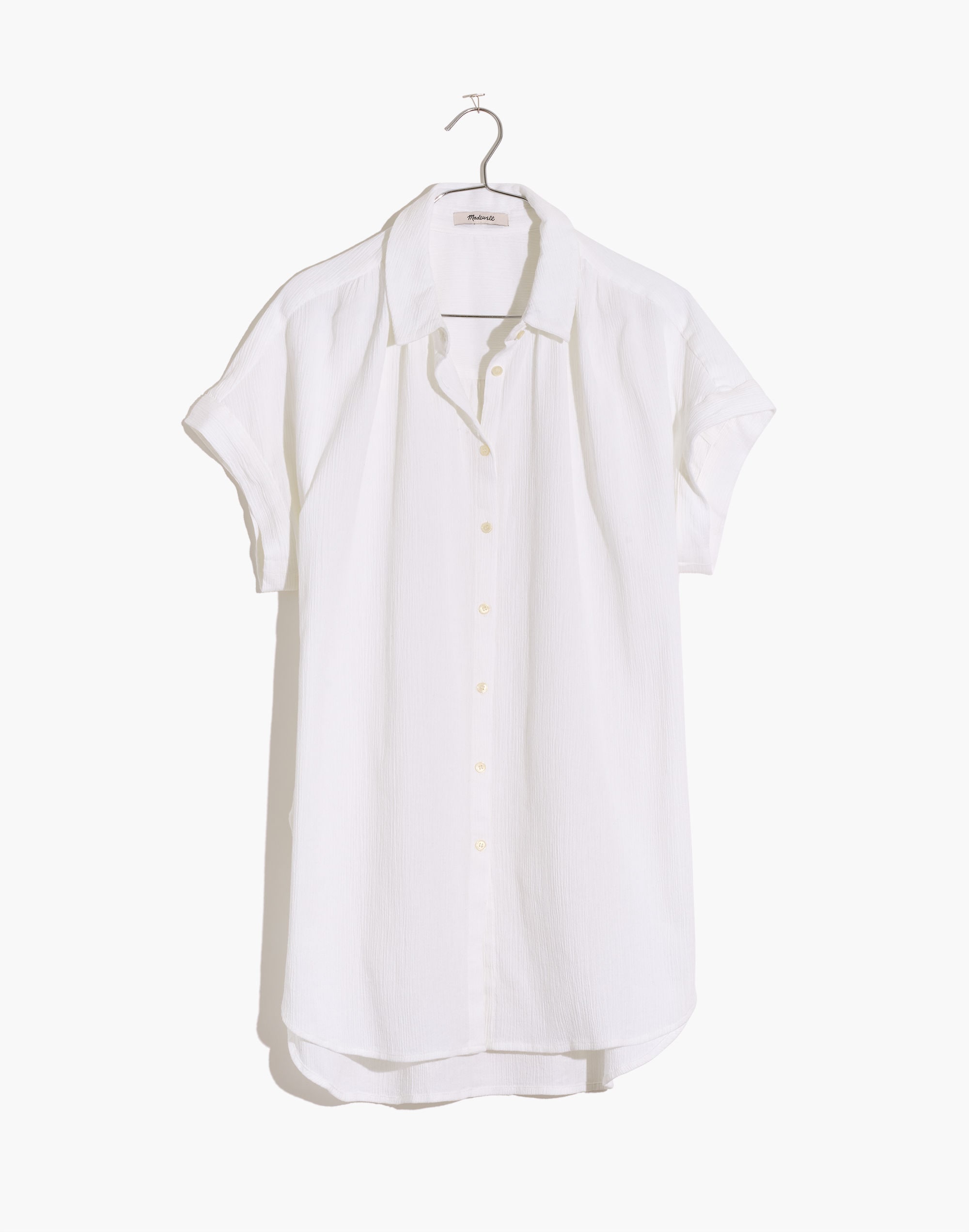 Crinkle Gauze Central Tunic Shirt