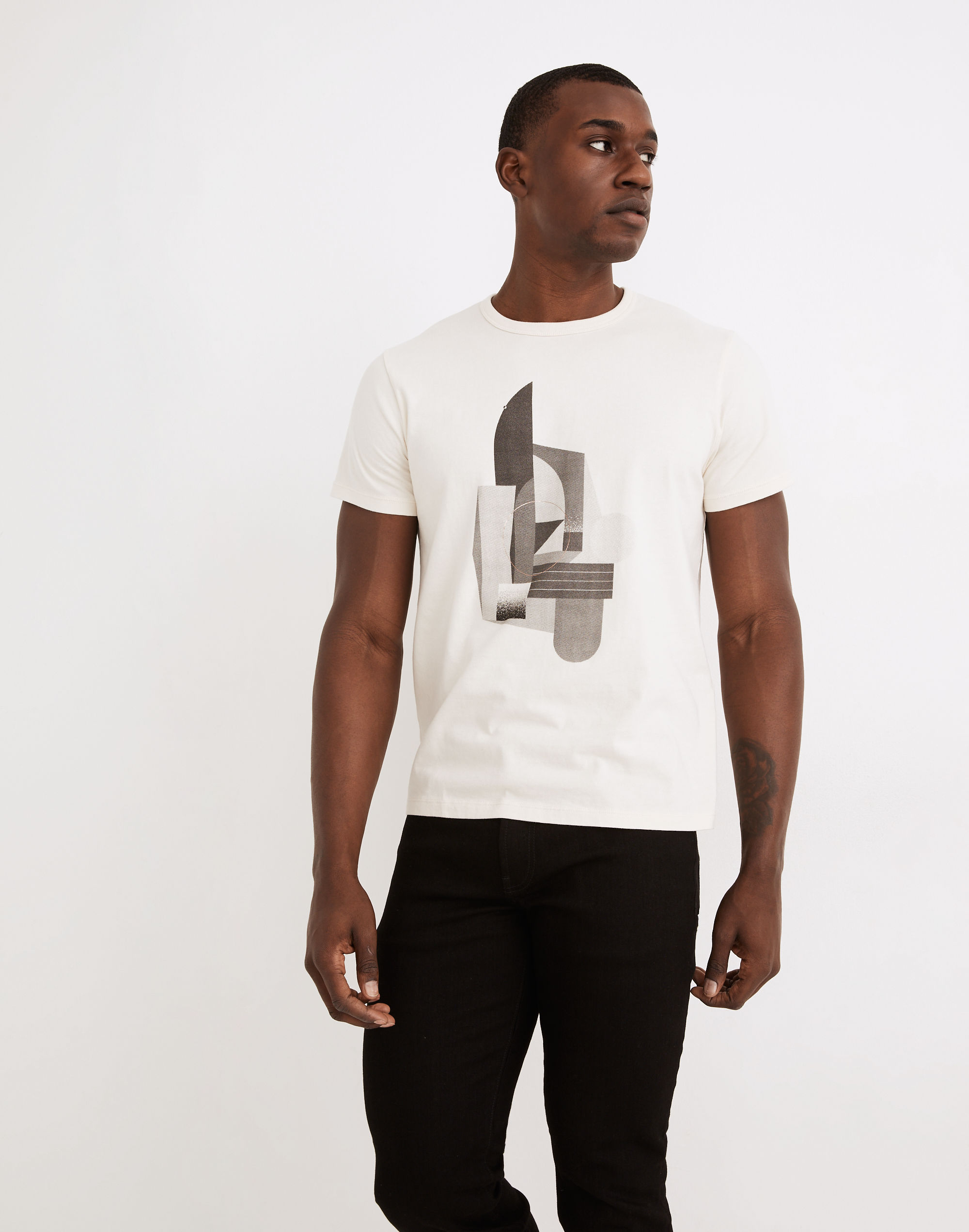 Madewell x Tony Sjoman Vertical Graphic Allday Tee