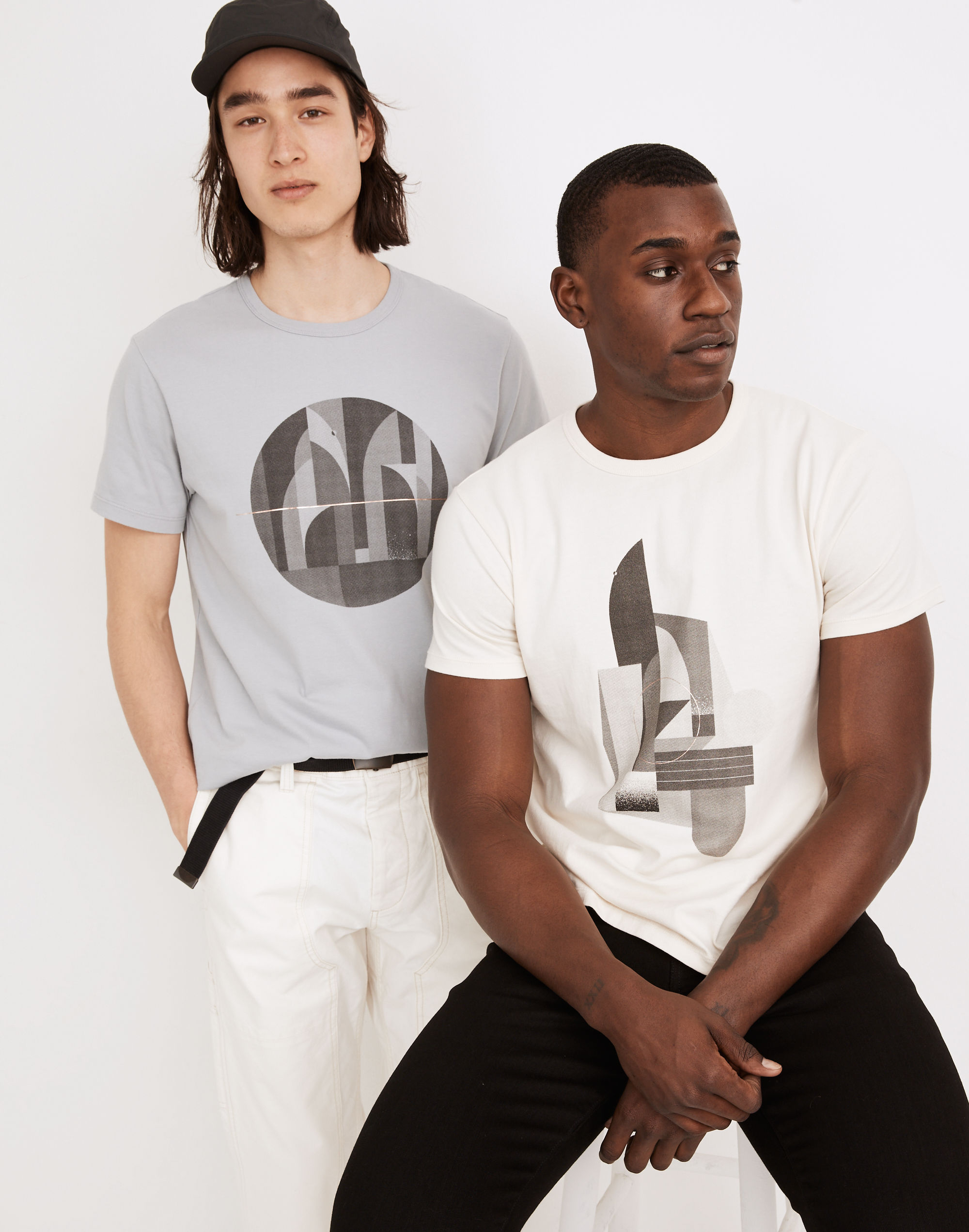 Madewell x Tony Sjoman Vertical Graphic Allday Tee