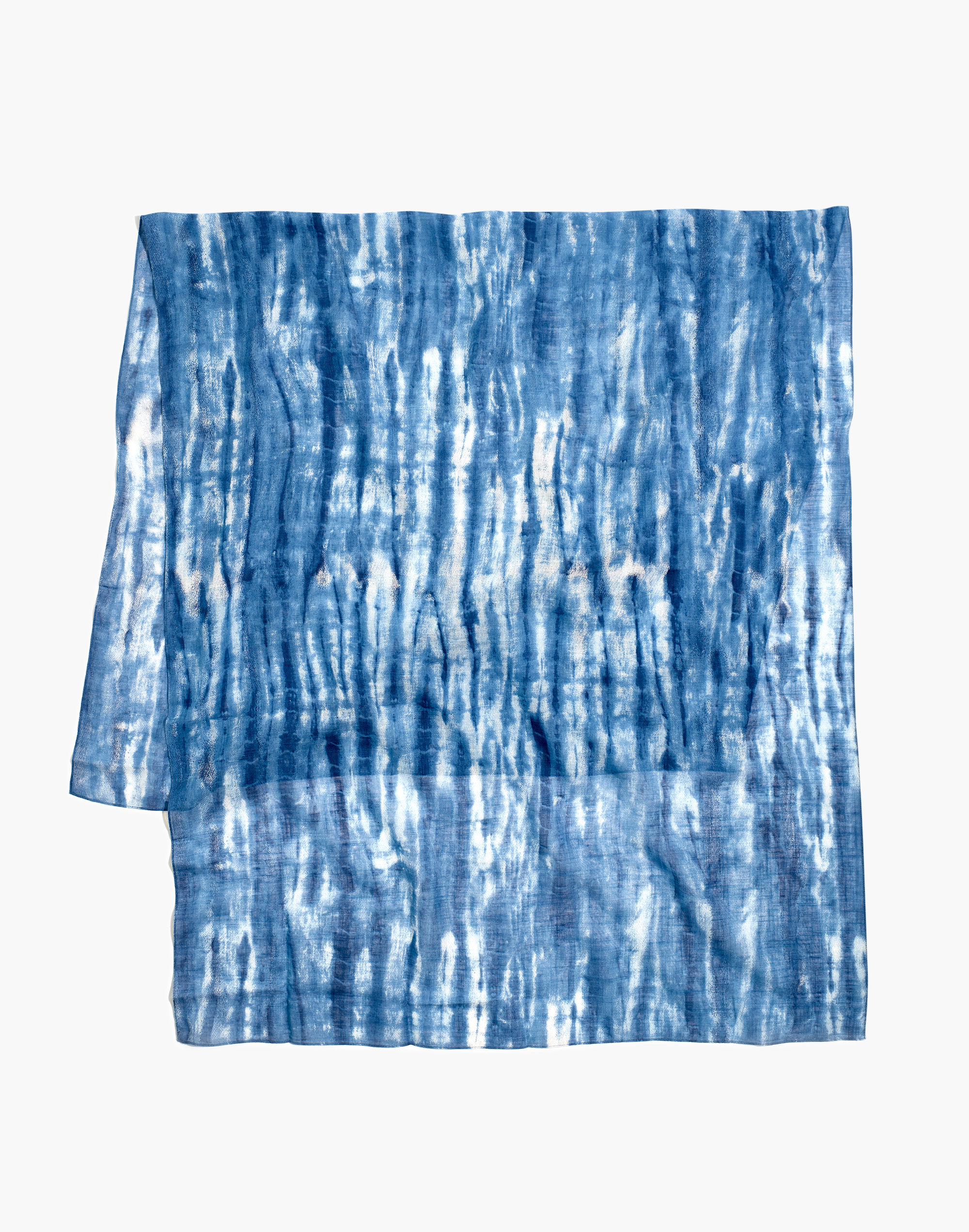 Indigo Tie-Dye Sarong Scarf