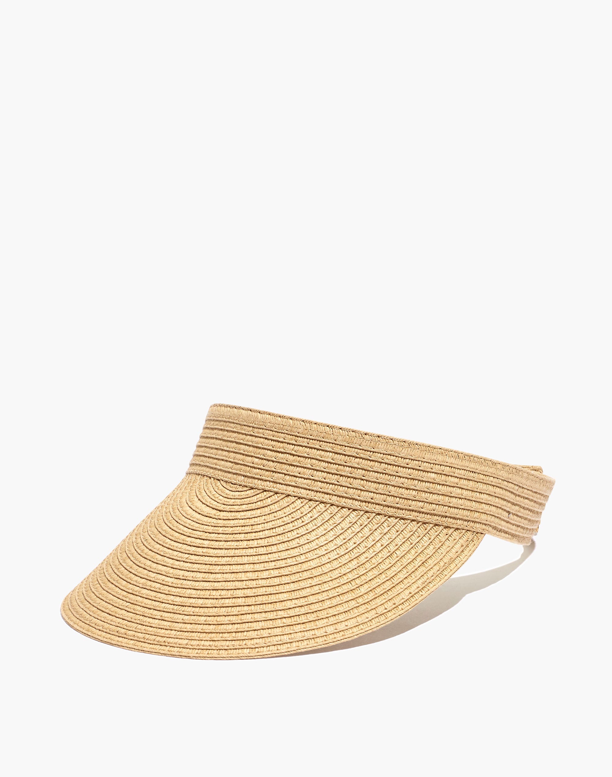 packable straw visor