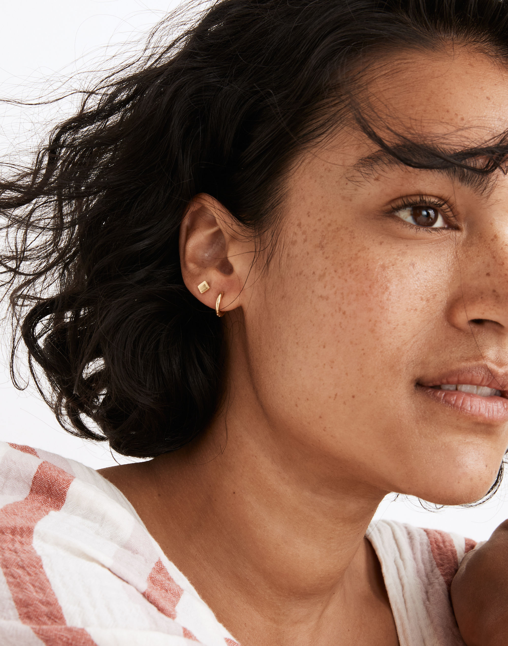 Delicate Collection Demi-Fine 14k Plated Huggie Mini Hoop Earring Set