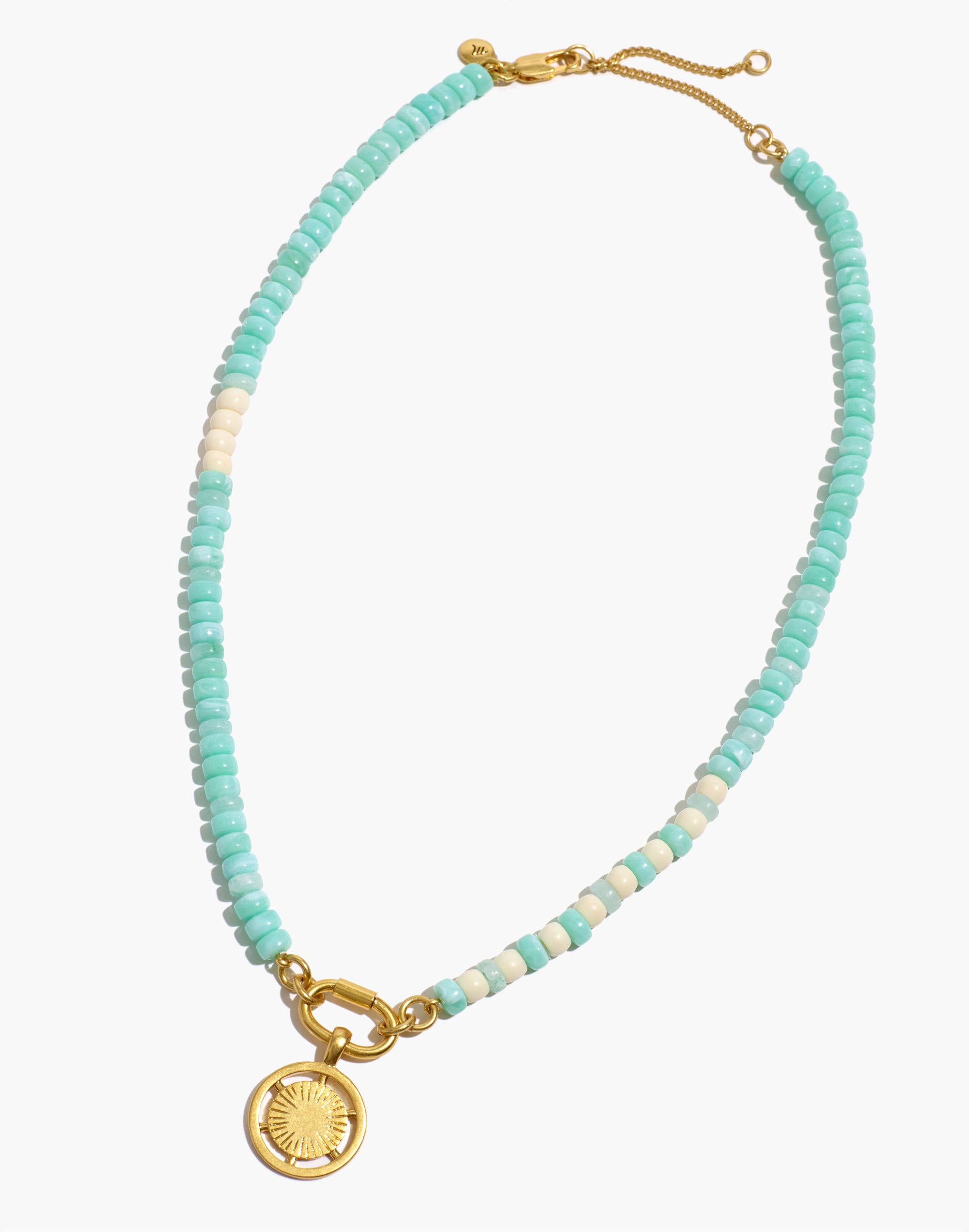 Spokeshine Carabiner Beaded Necklace