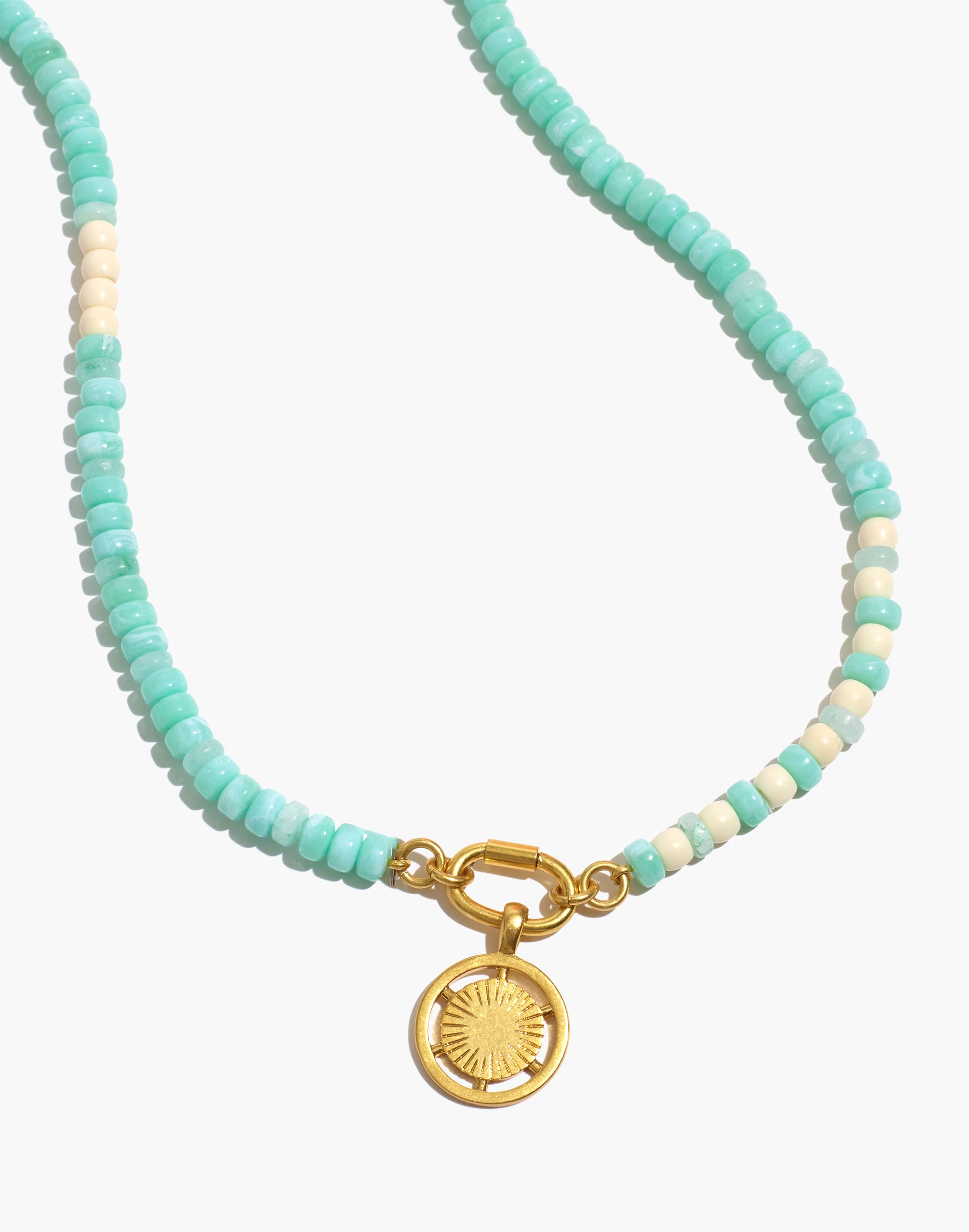 Spokeshine Carabiner Beaded Necklace