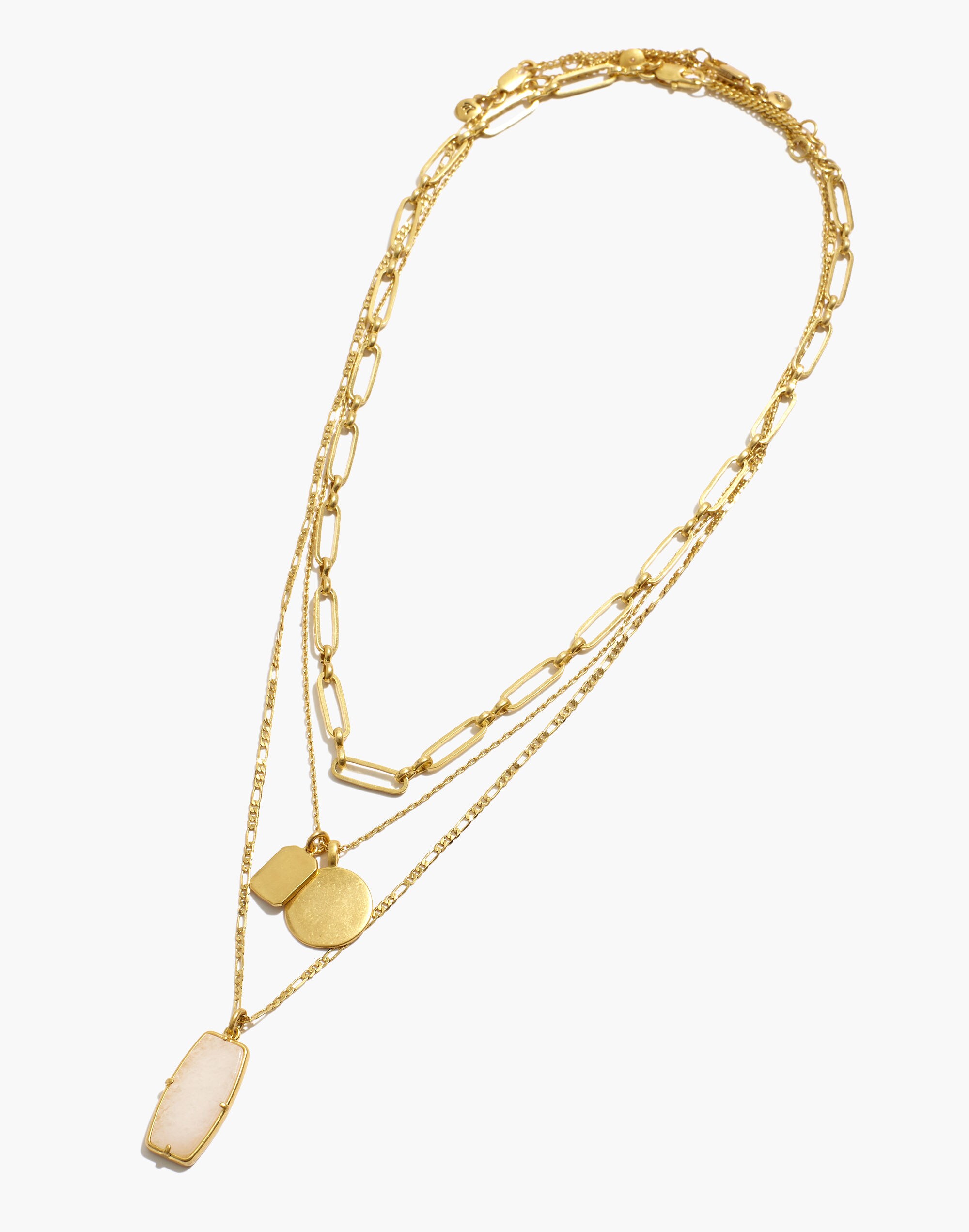 White Jade Necklace Set