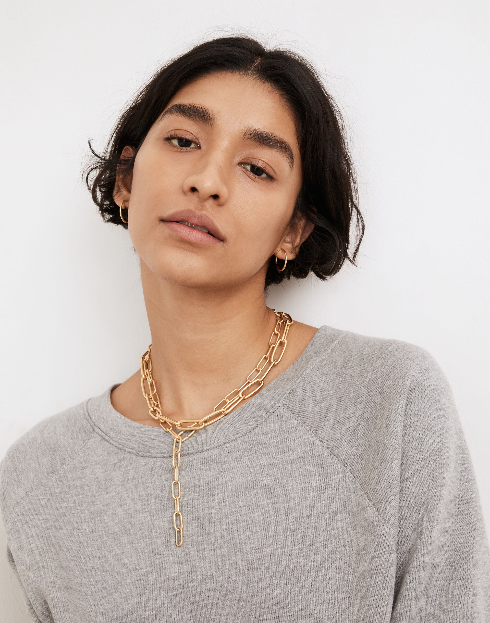 Convertible Medium Paperclip Chain Necklace