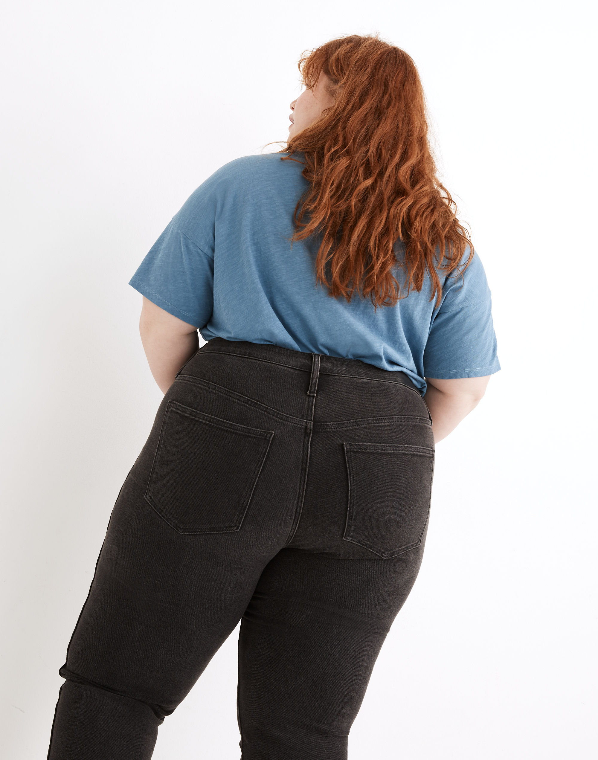 Plus High-Rise Skinny Jeans in Starkey Wash