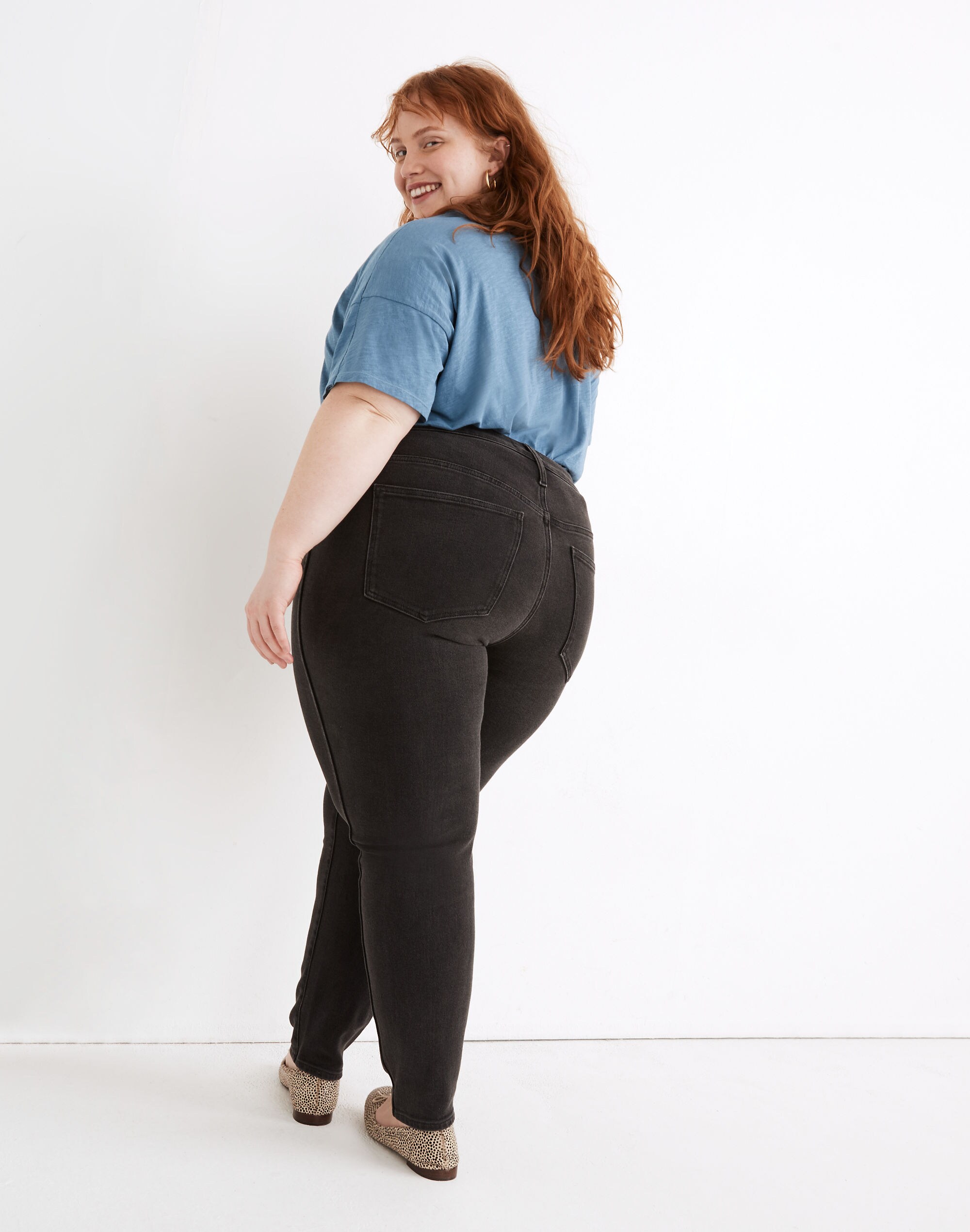 Plus High-Rise Skinny Jeans in Starkey Wash