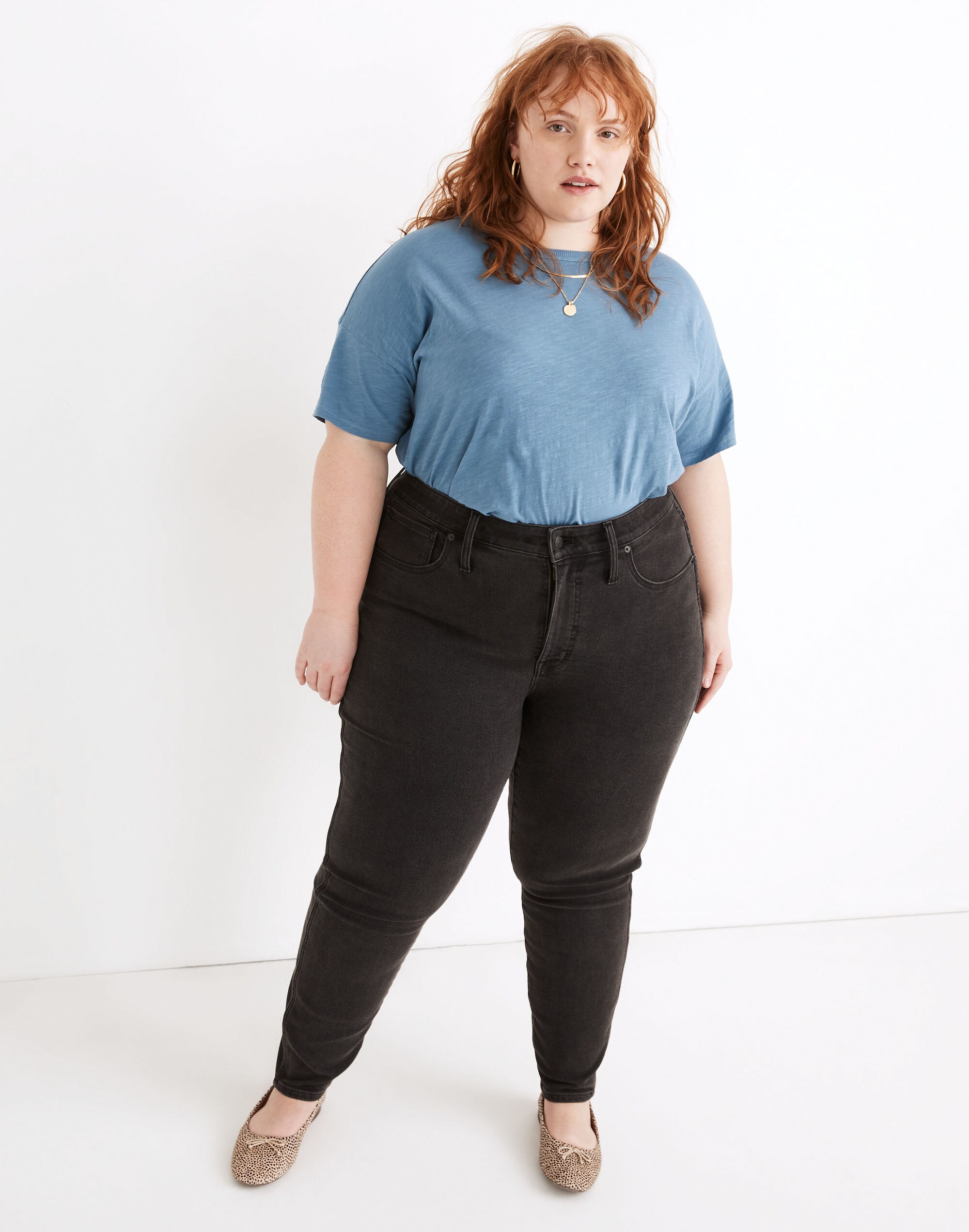 Plus High-Rise Skinny Jeans in Starkey Wash