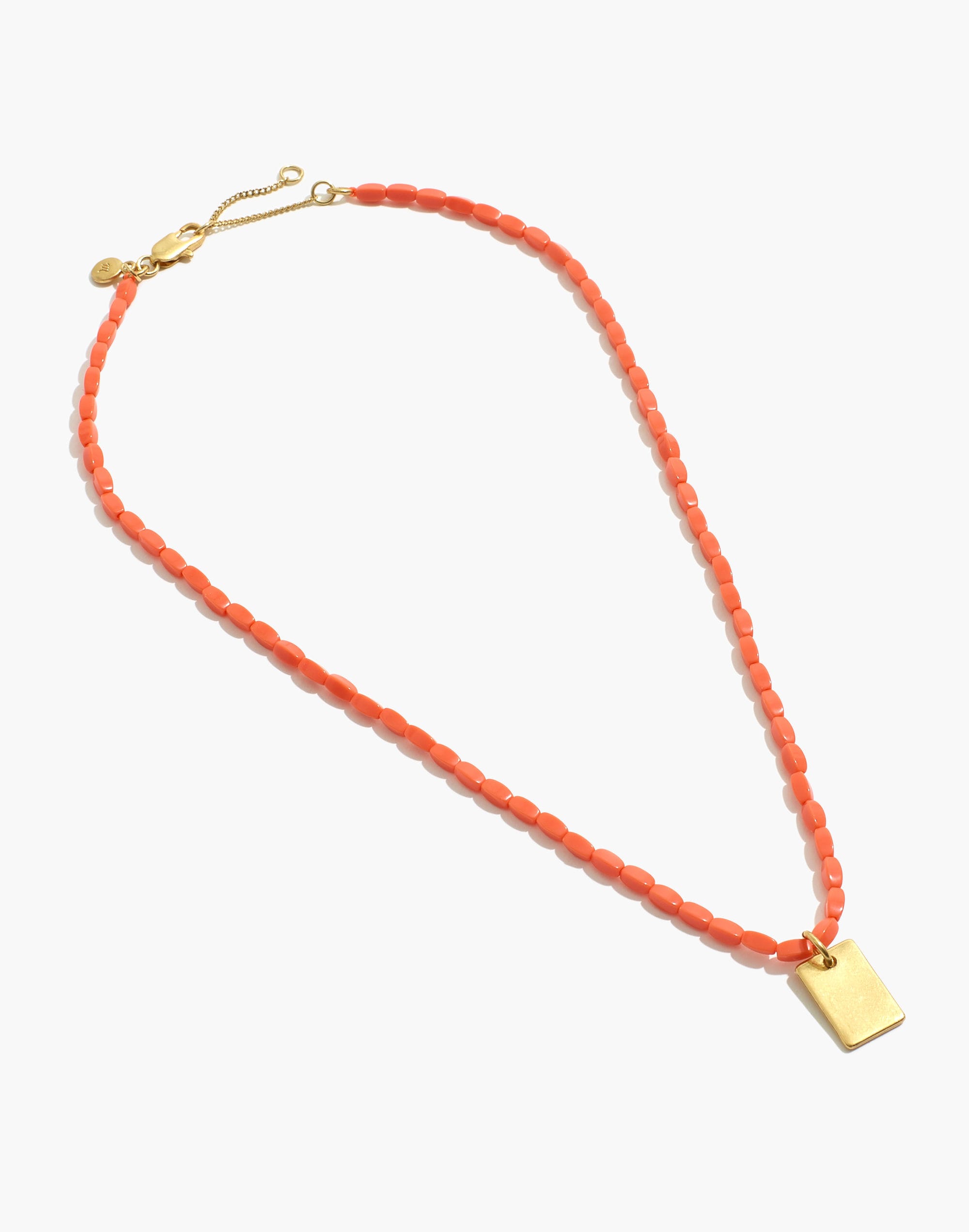 Beaded Pendant Necklace