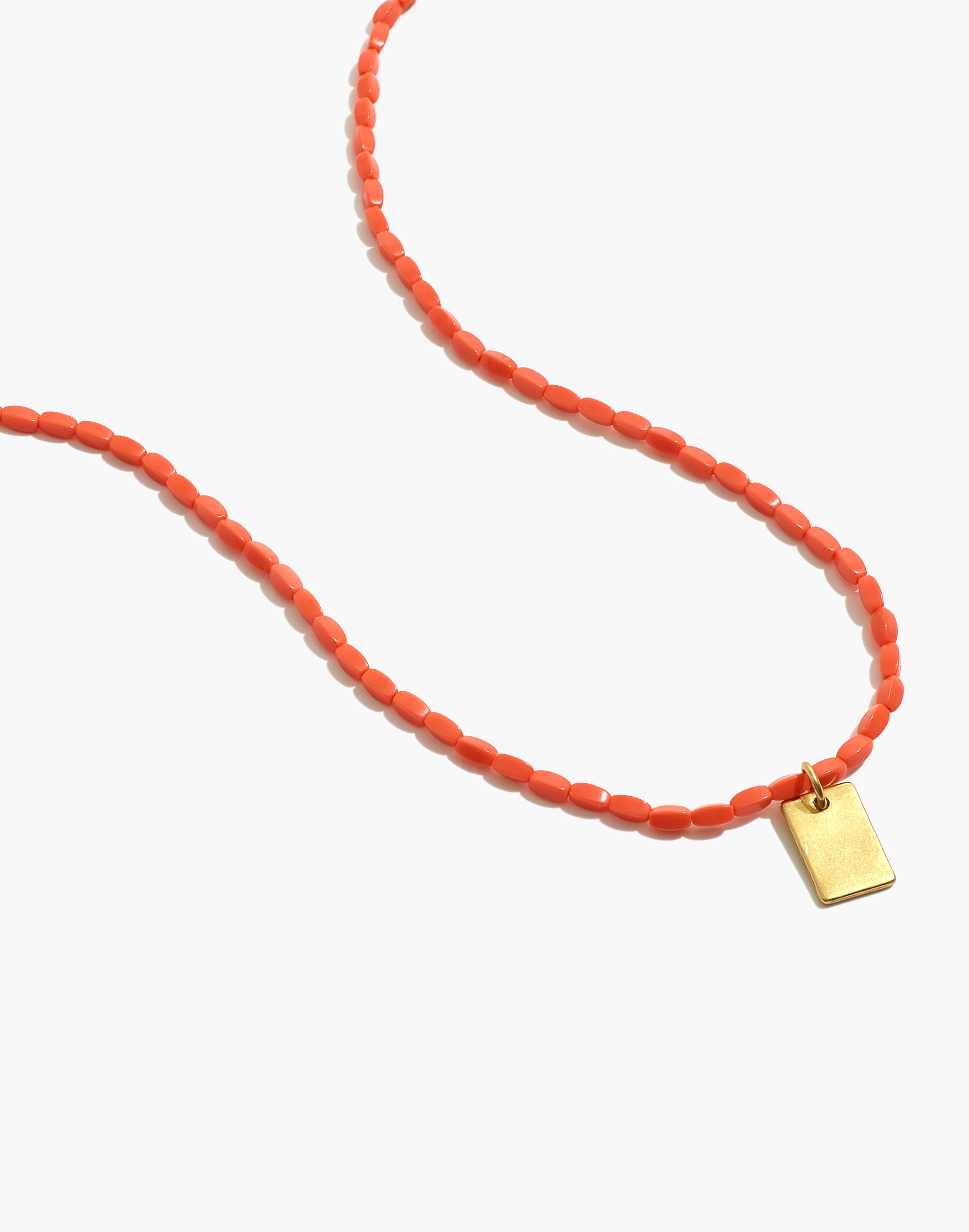 Beaded Pendant Necklace