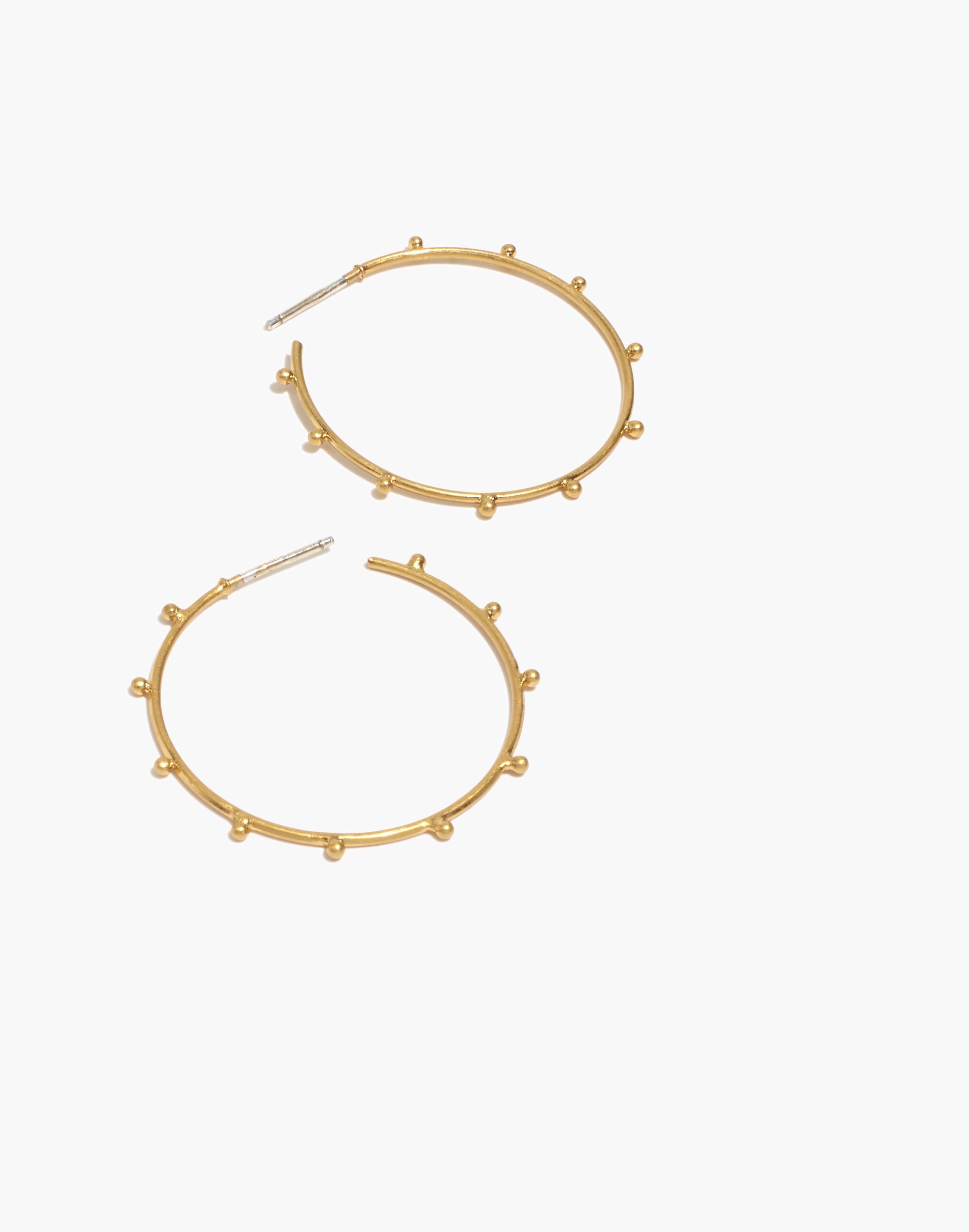 Droplet Medium Hoop Earrings
