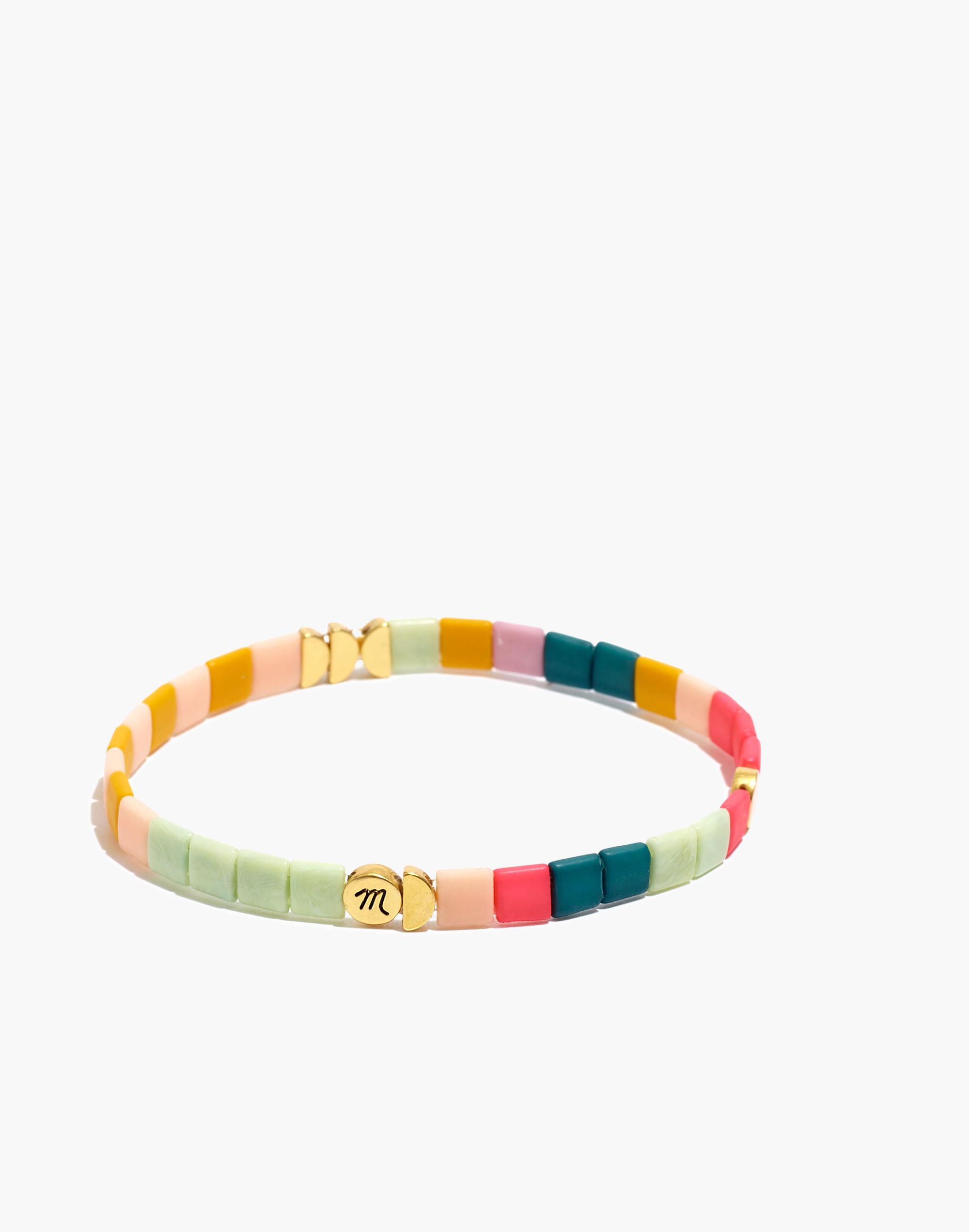 Multicolored Beaded Stretch Bracelet
