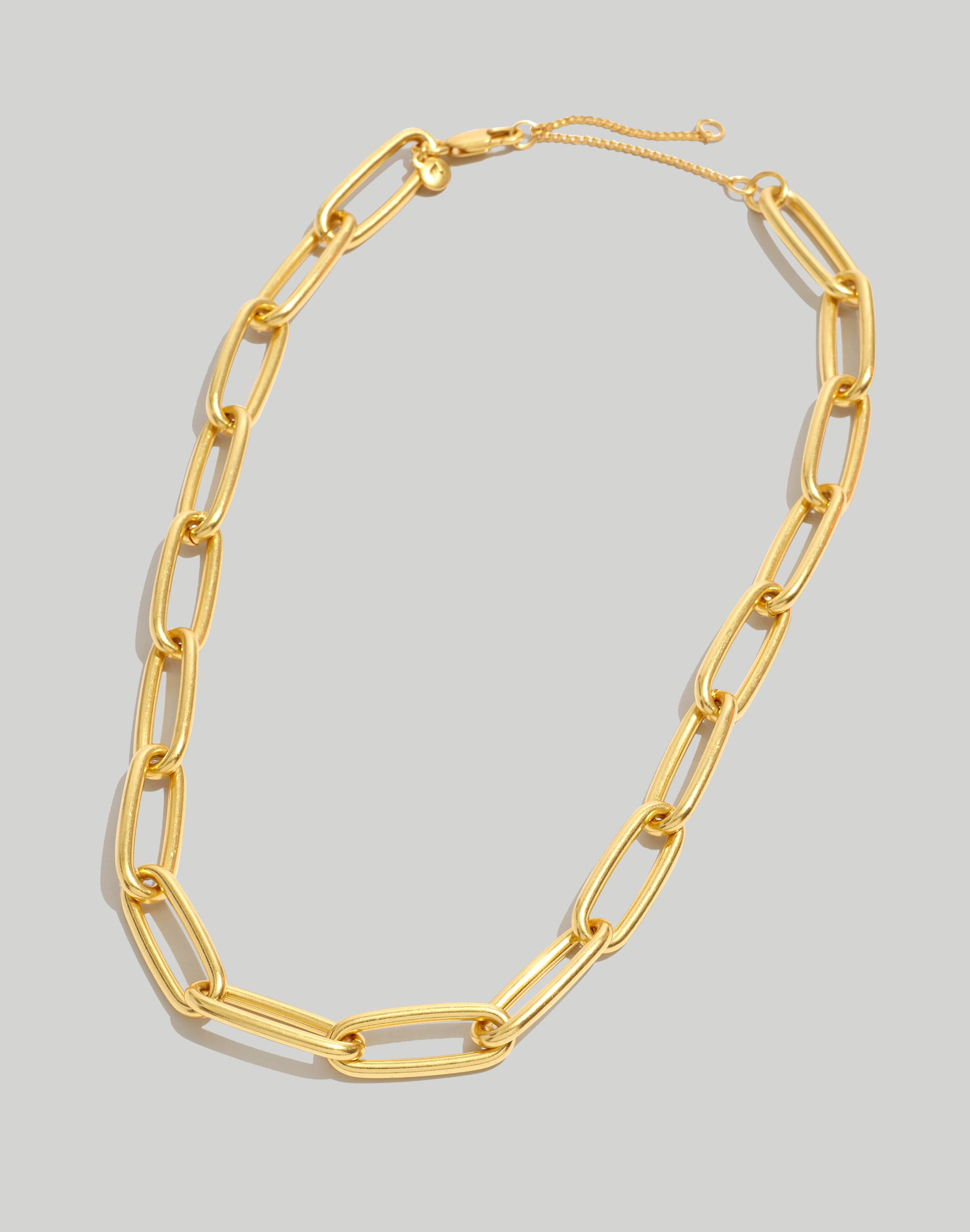 Large Paperclip Chain Necklace