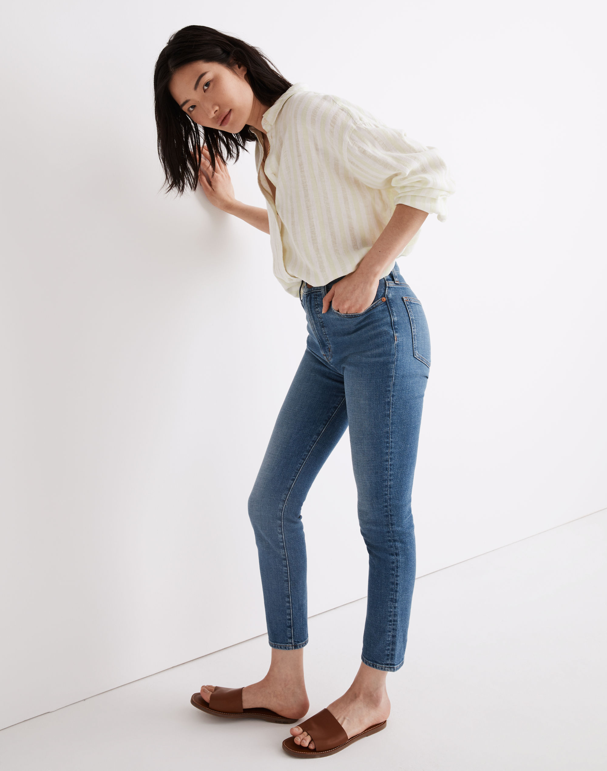 The Perfect Vintage Crop Jean in Sandford Wash: Summerweight Edition