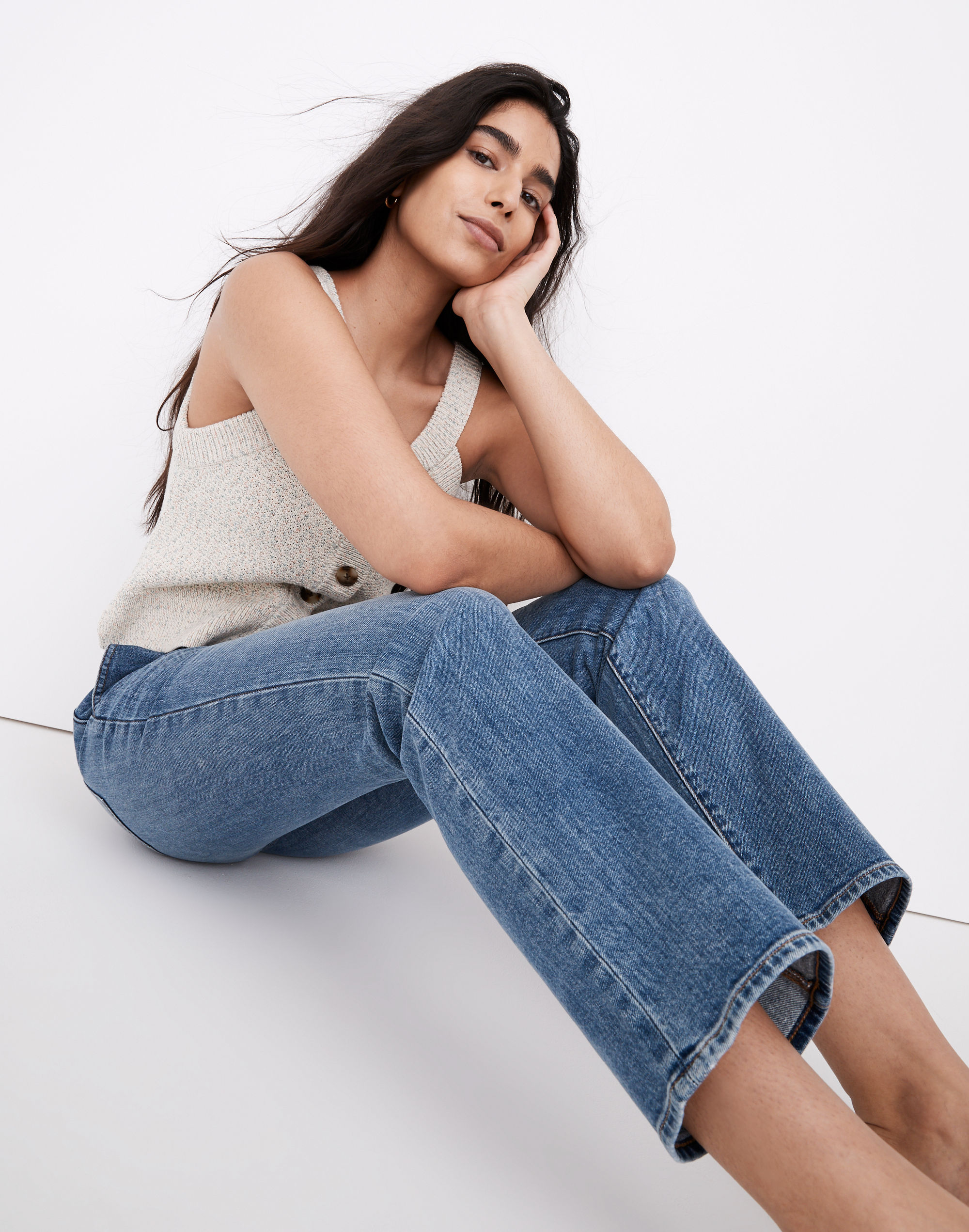 Slim Demi-Boot Jeans in Tracy Wash: Western Yoke Edition