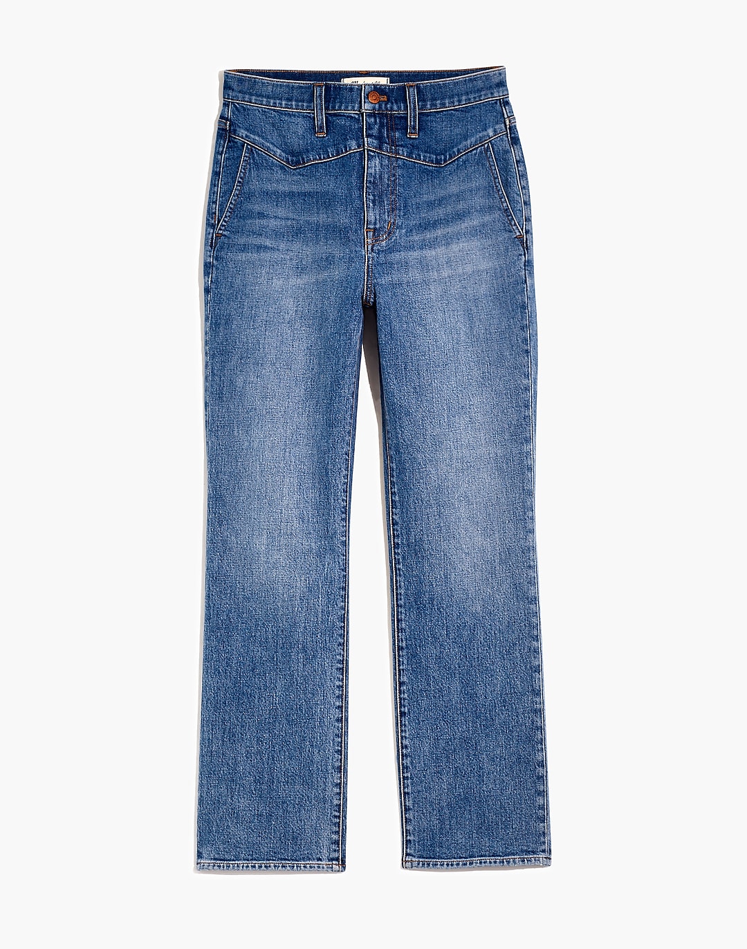 Slim Demi-Boot Jeans in Tracy Wash: Western Yoke Edition