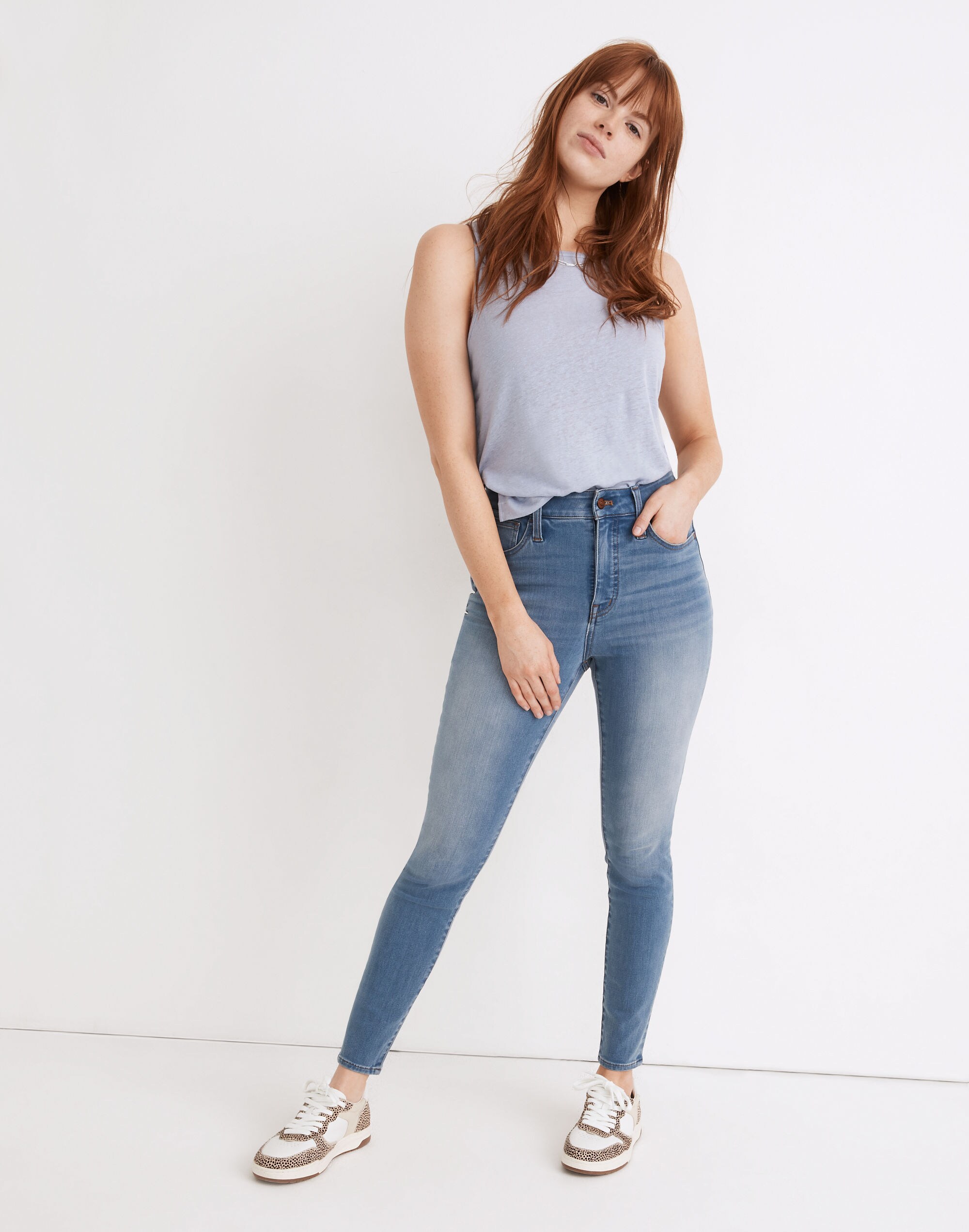 Tall Curvy Roadtripper Supersoft Jeggings in Sunbury Wash