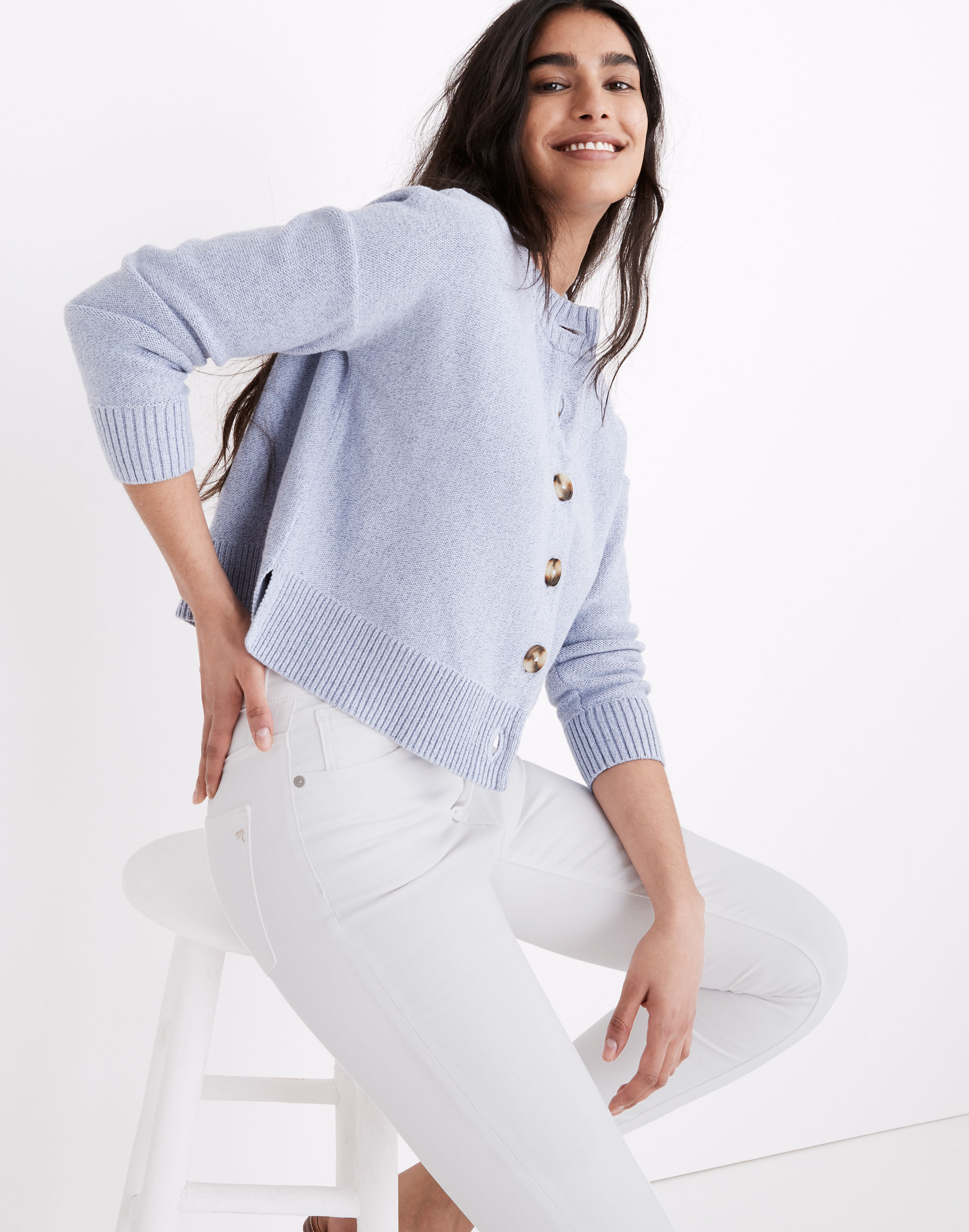 Tall 11" High-Rise Skinny Jeans in Pure White