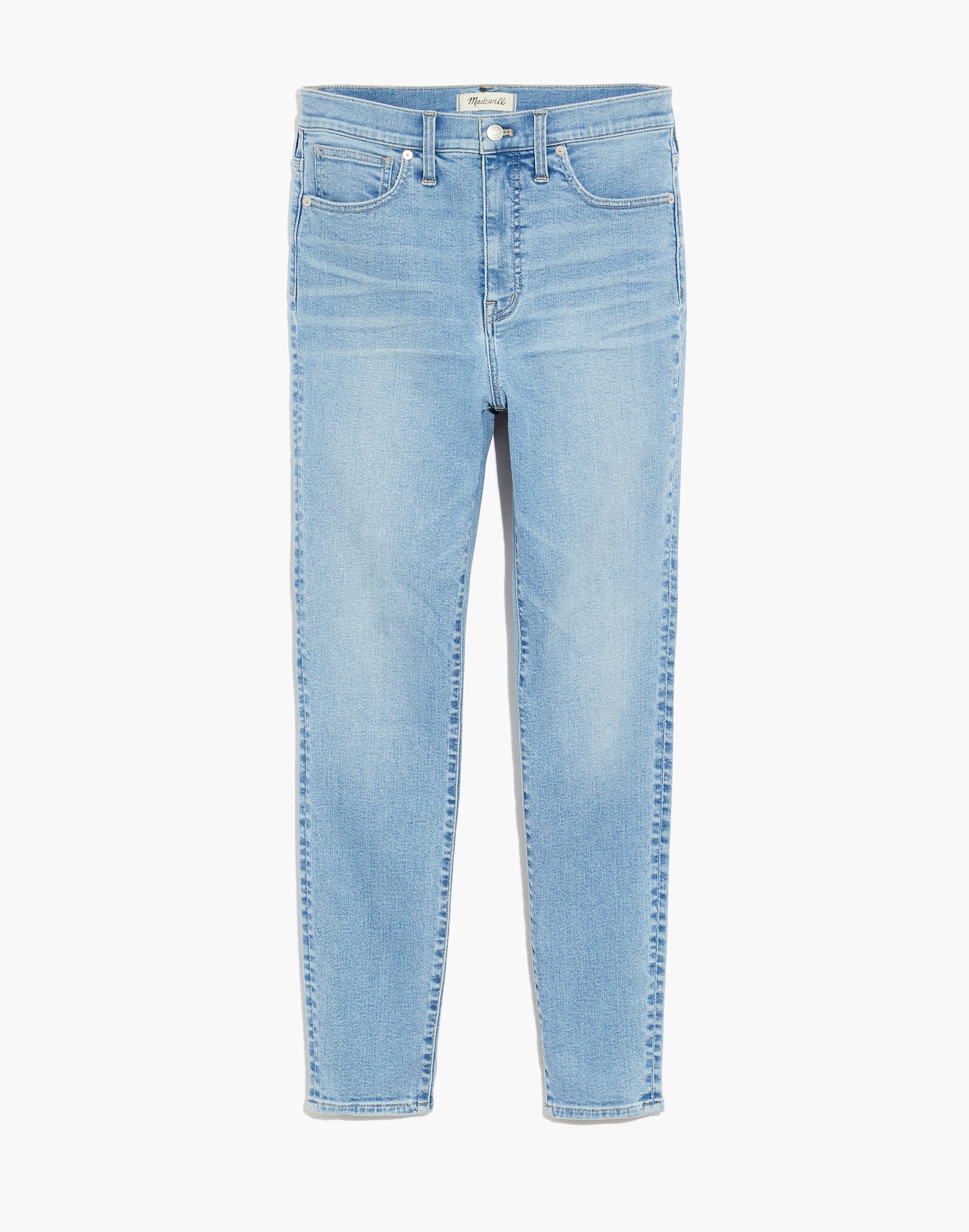 11" High-Rise Skinny Crop Jeans in Webb Wash: TENCEL&trade; Denim Edition