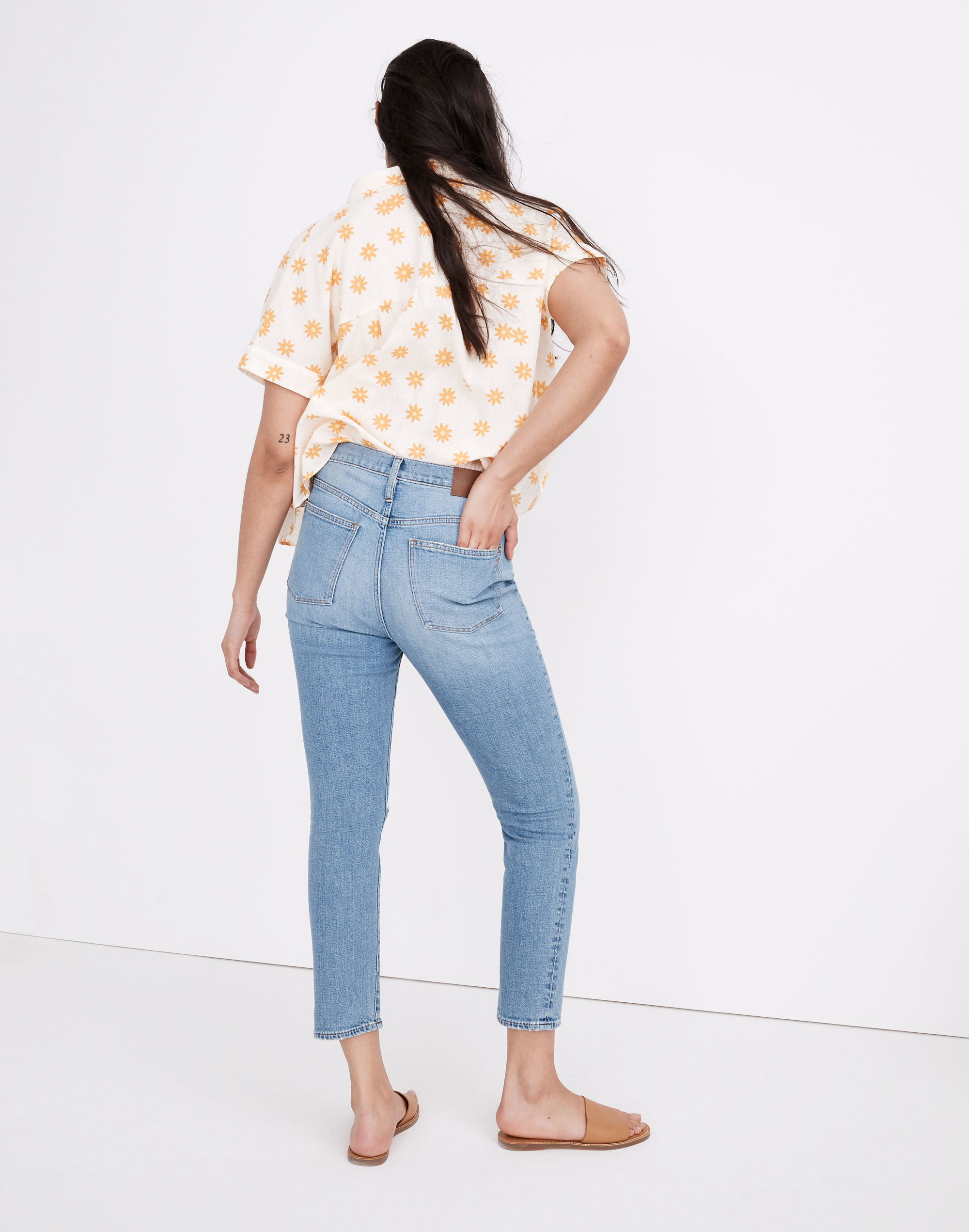 The Tall High-Rise Slim Boyjean in Summit Wash: Summerweight Edition