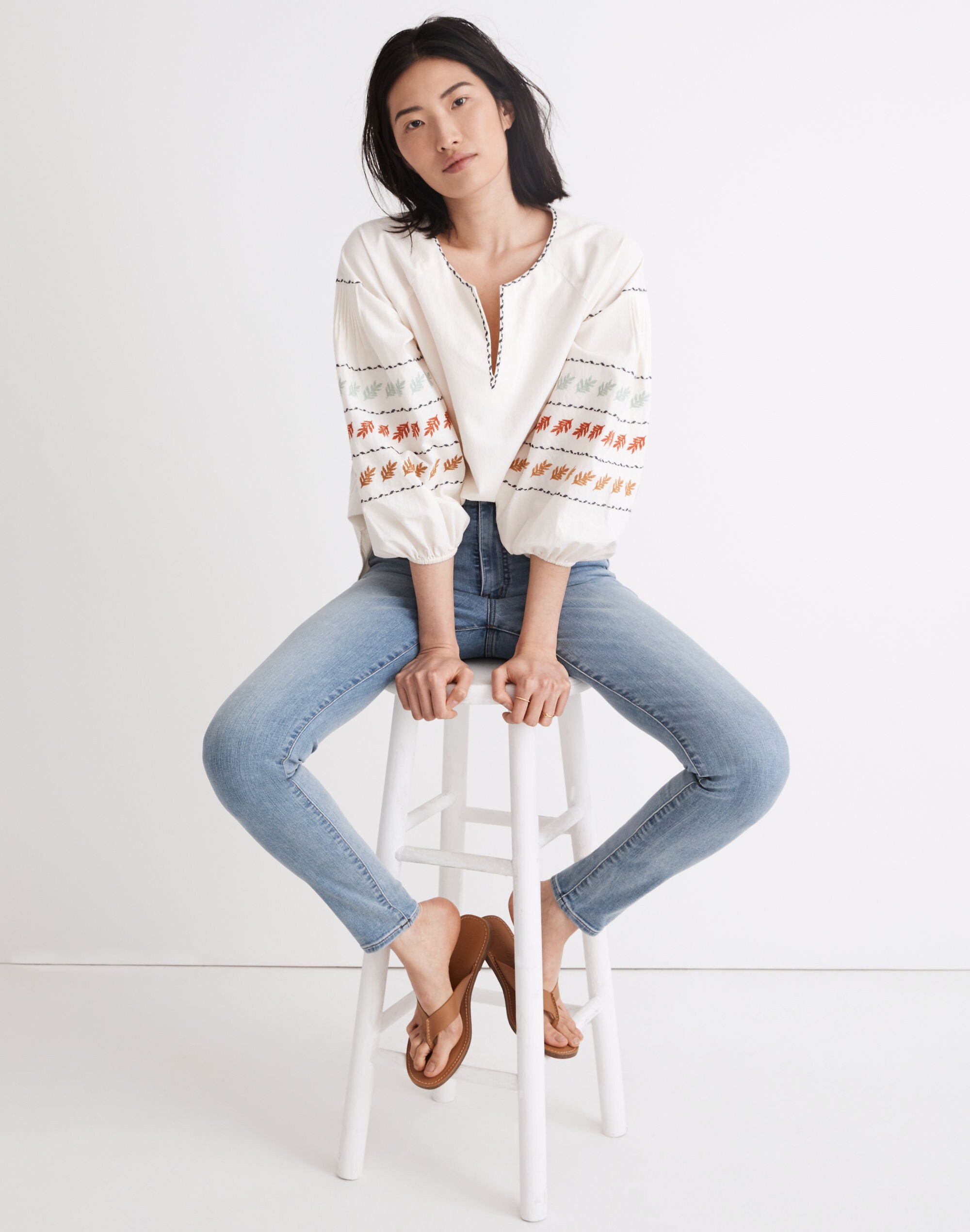 11" High-Rise Roadtripper Supersoft Jeans in Hampstead Wash: Retro Pocket Edition