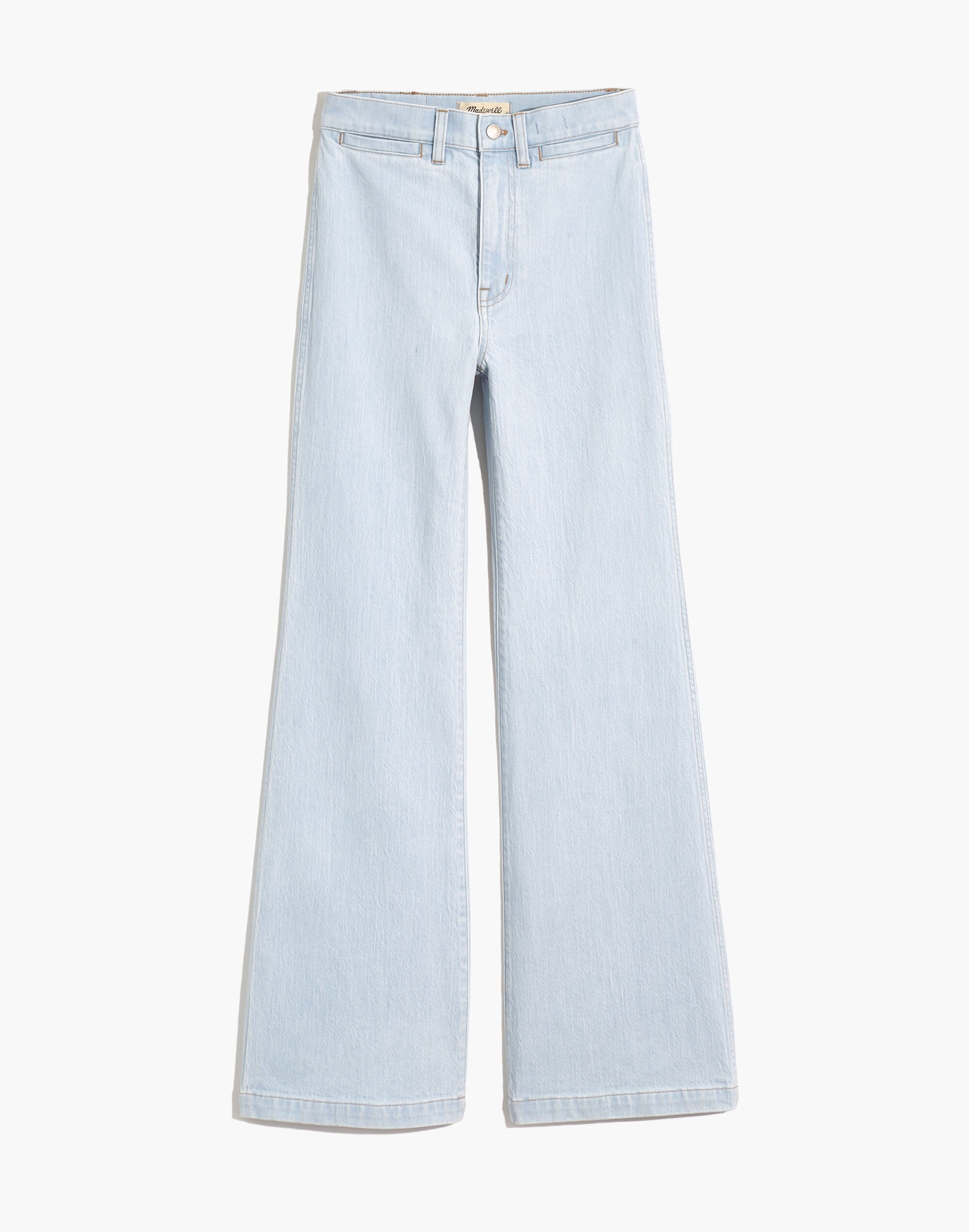 11" High-Rise Flare Jeans in Hanford Wash: Welt Pocket Edition