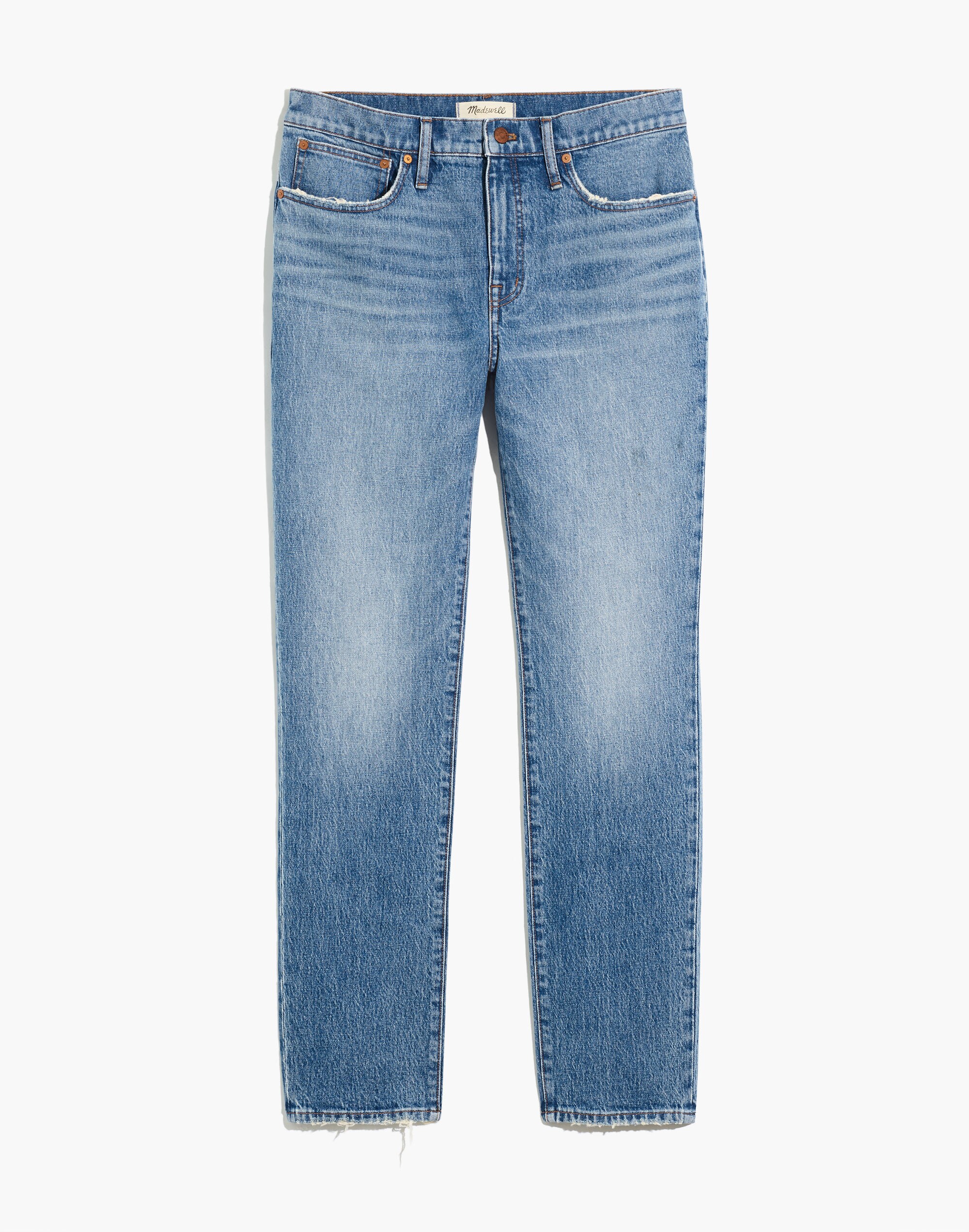 Tomboy Straight Jeans in Wright Wash