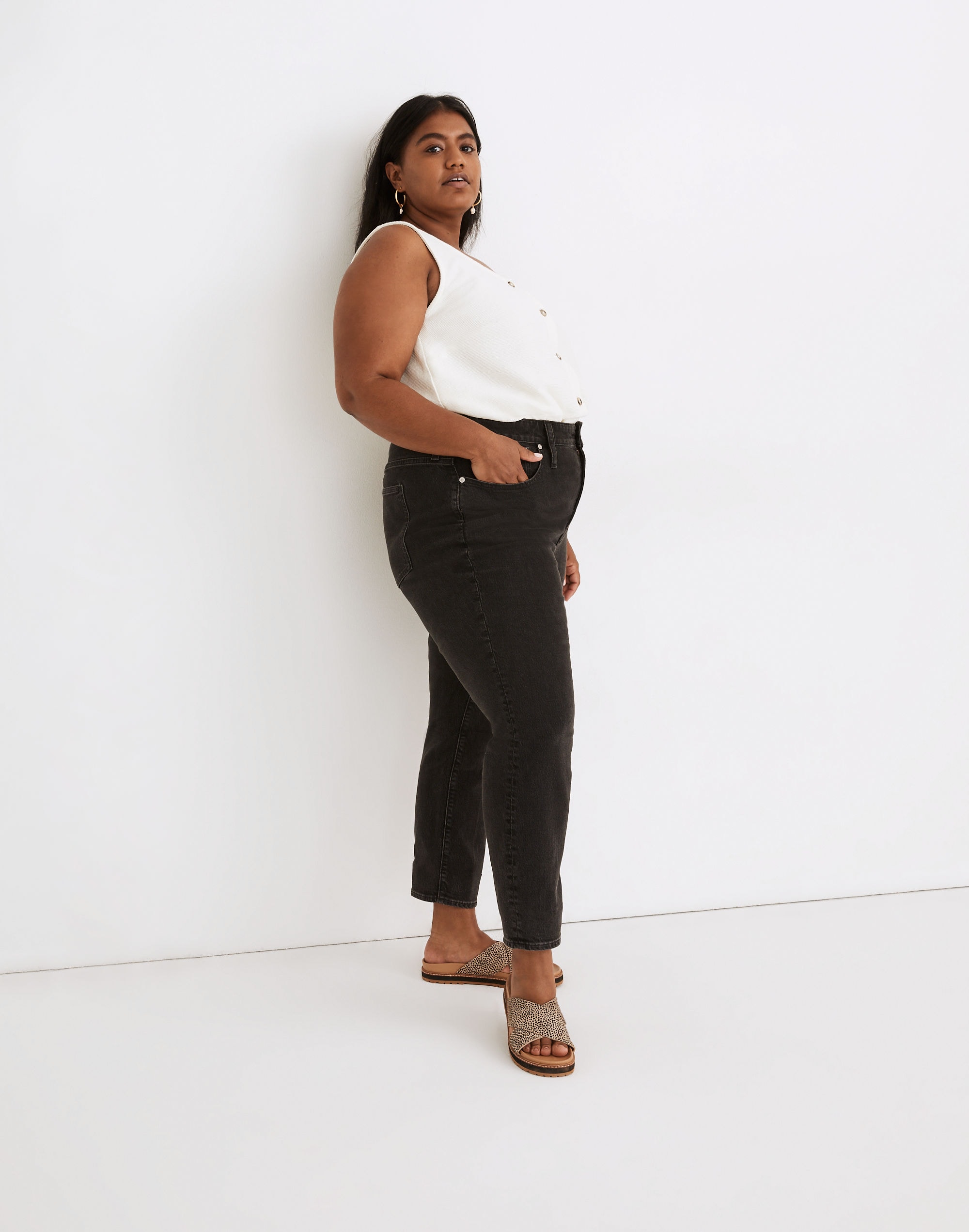 The Plus Perfect Vintage Jean in Lunar Wash