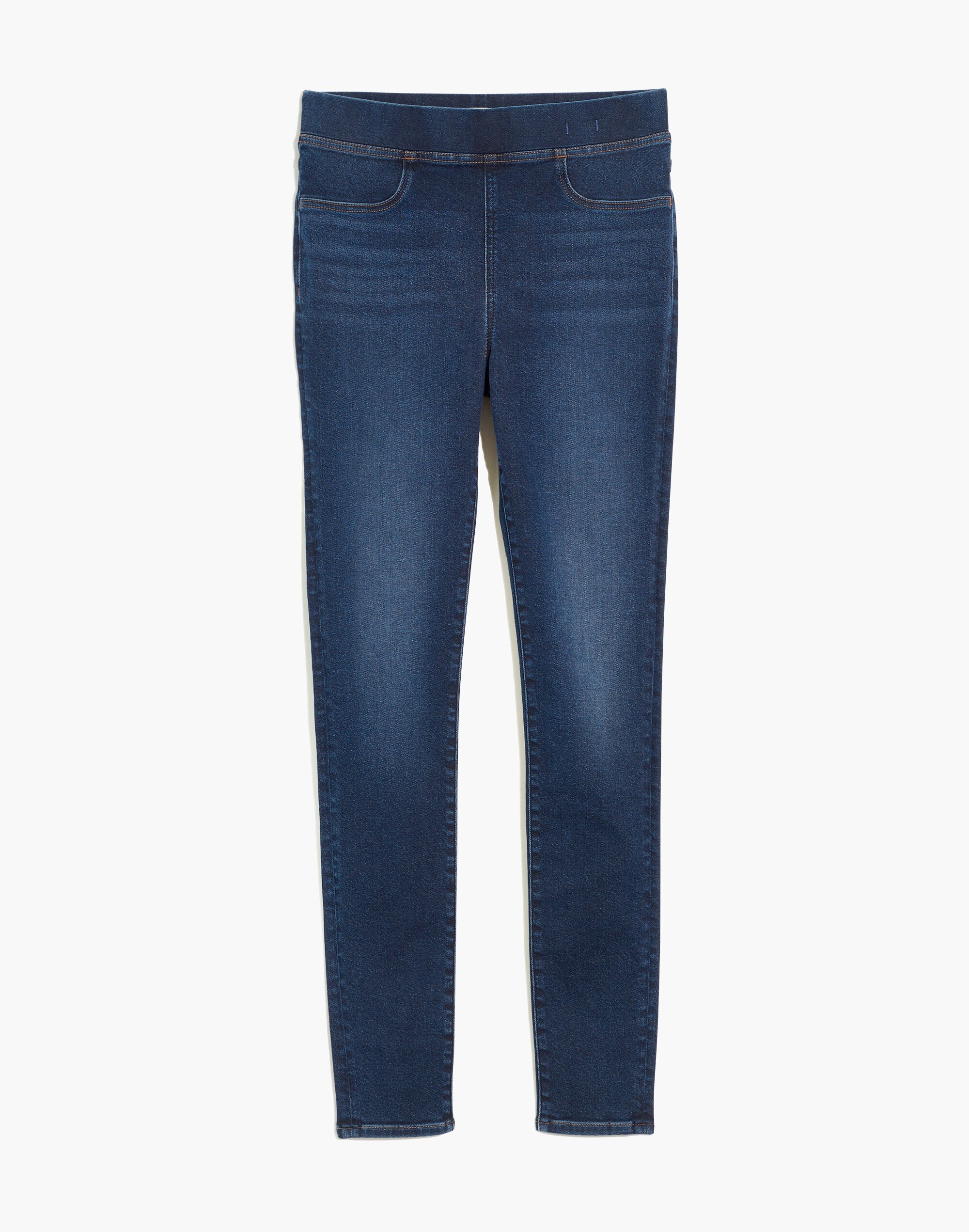 Pull-On Skinny Jeans in Wisteria Wash