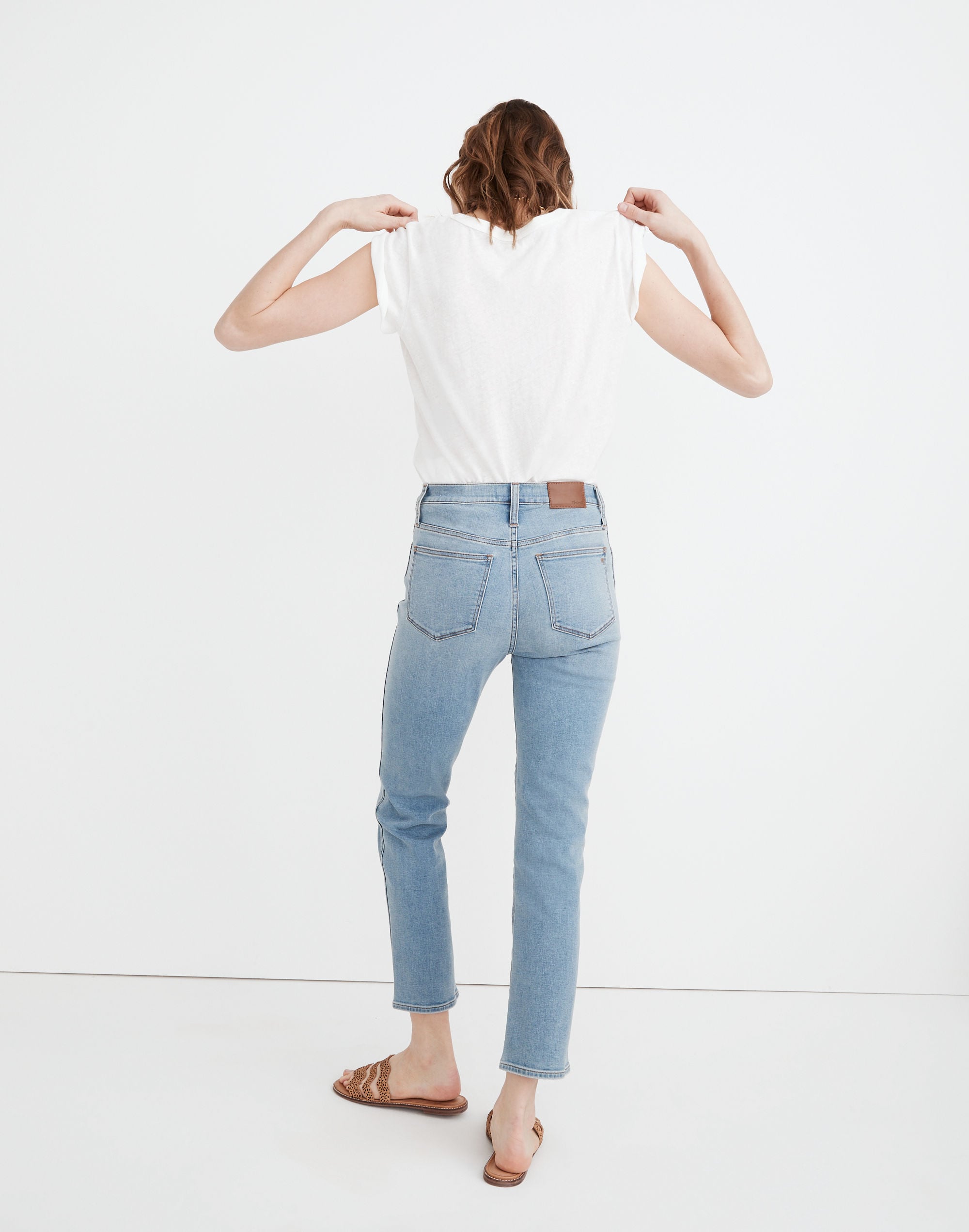 Petite Roadtripper Supersoft Stovepipe Jeans in Plattwood Wash