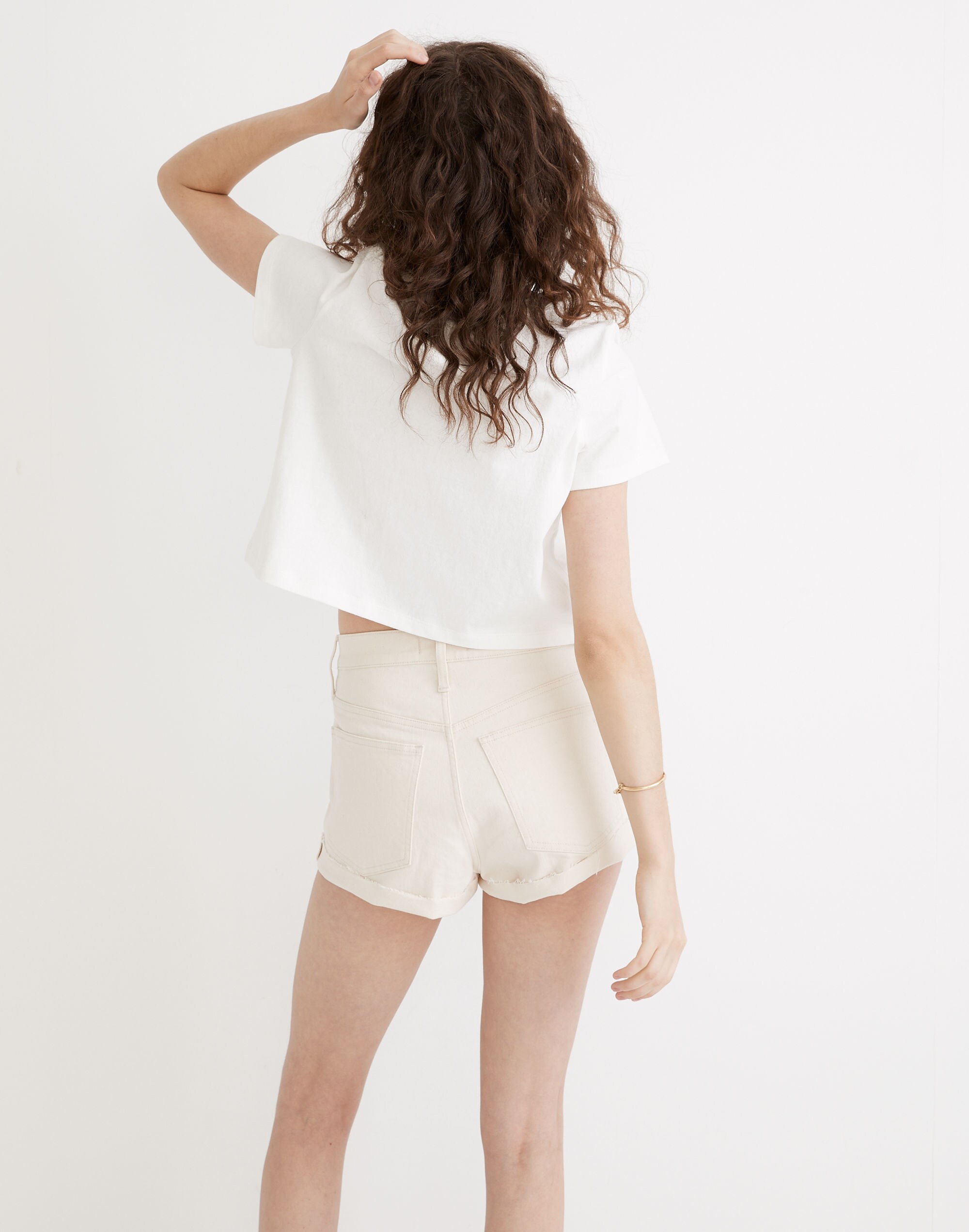 The Perfect Jean Short in Vintage Canvas Wash