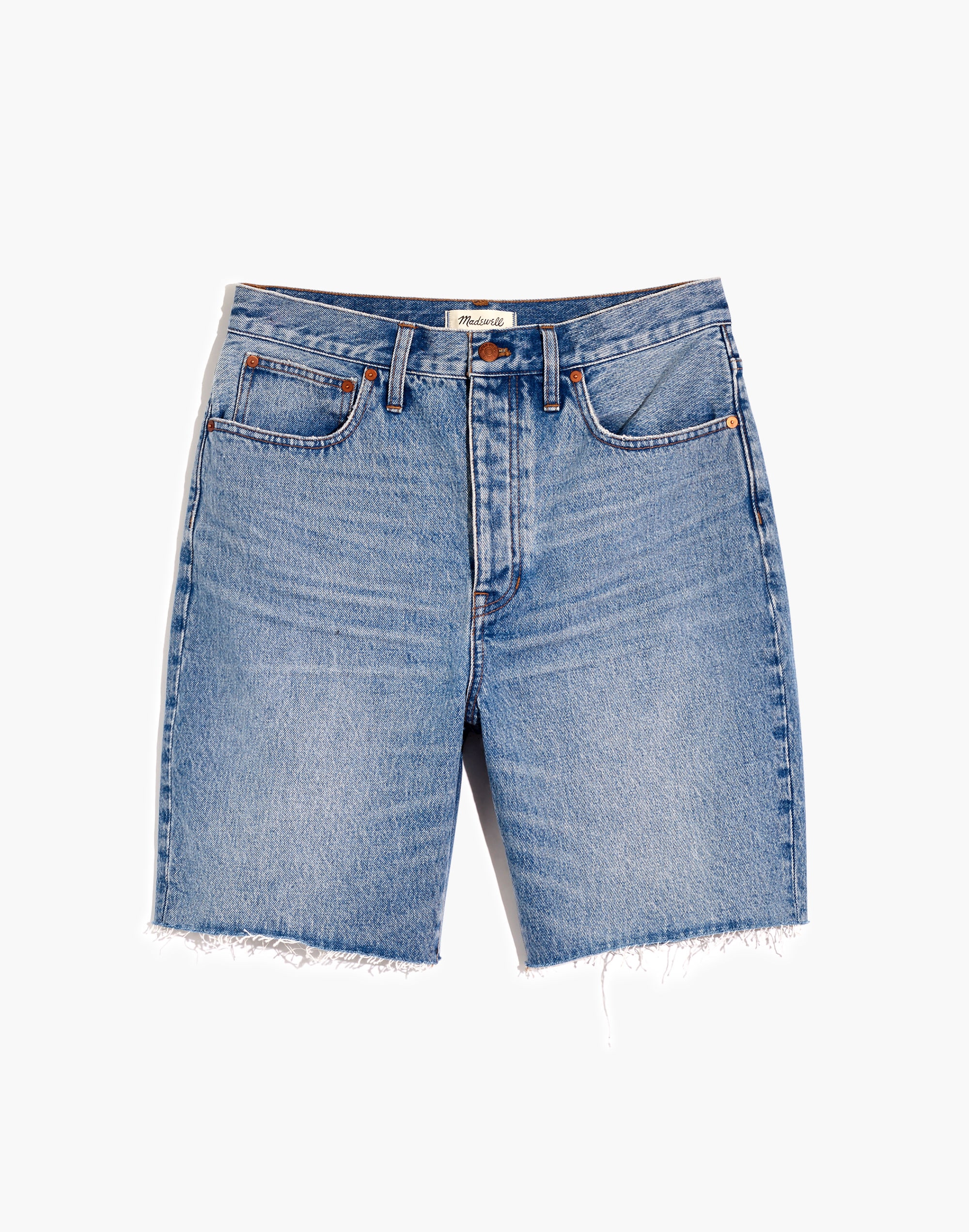 Baggy Denim Bermuda Shorts in Cedarcroft Wash | Madewell