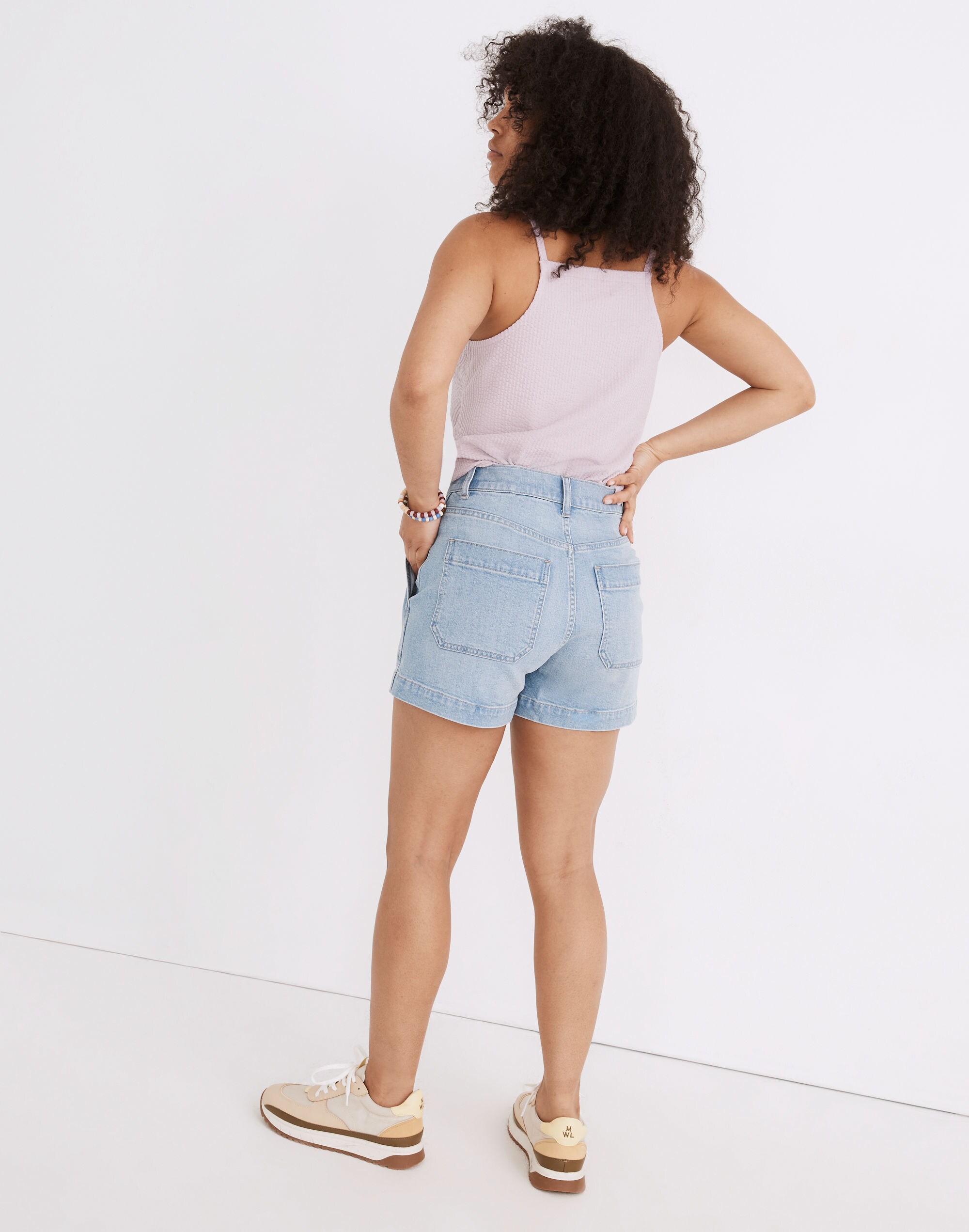 Denim Dempsey Shorts in Fieldston Wash: TENCEL&trade; Lyocell Edition