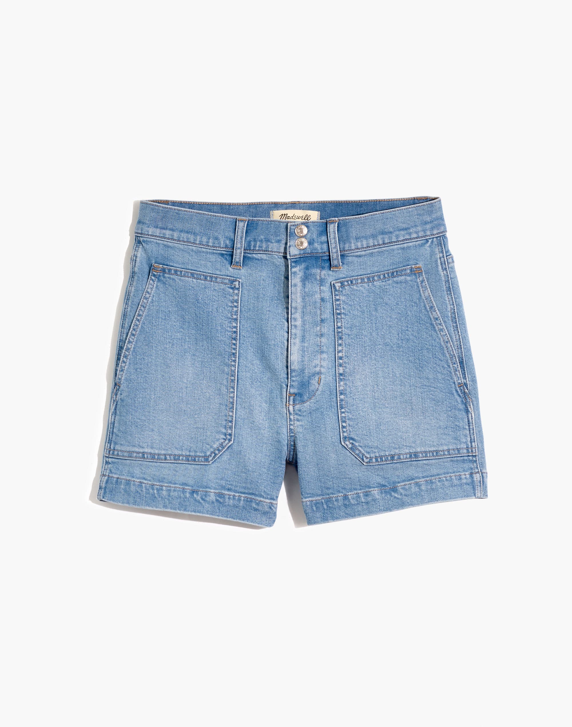 Denim Dempsey Shorts in Fieldston Wash: TENCEL&trade; Lyocell Edition