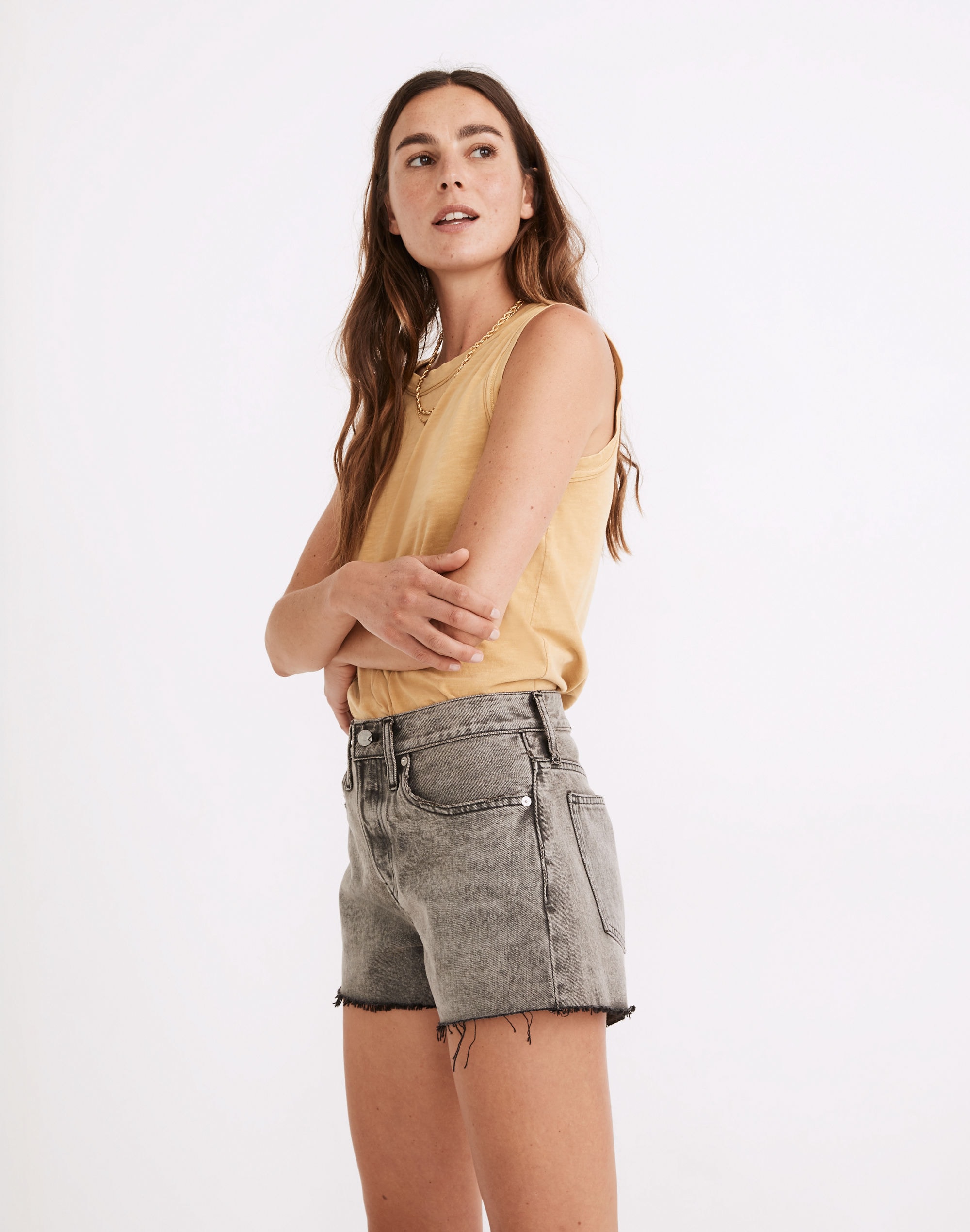 Relaxed Denim Shorts in Noll Wash