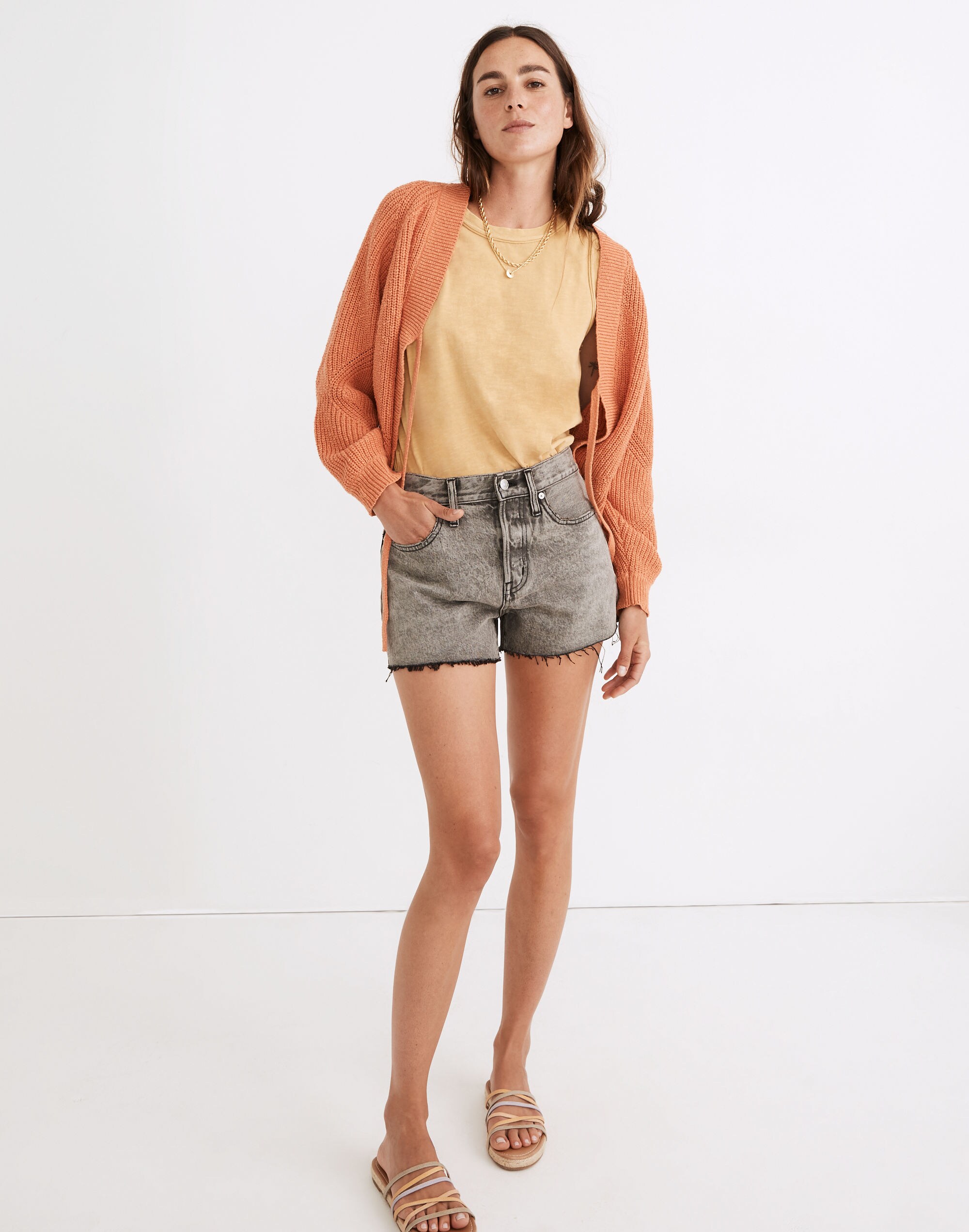 Relaxed Denim Shorts in Noll Wash