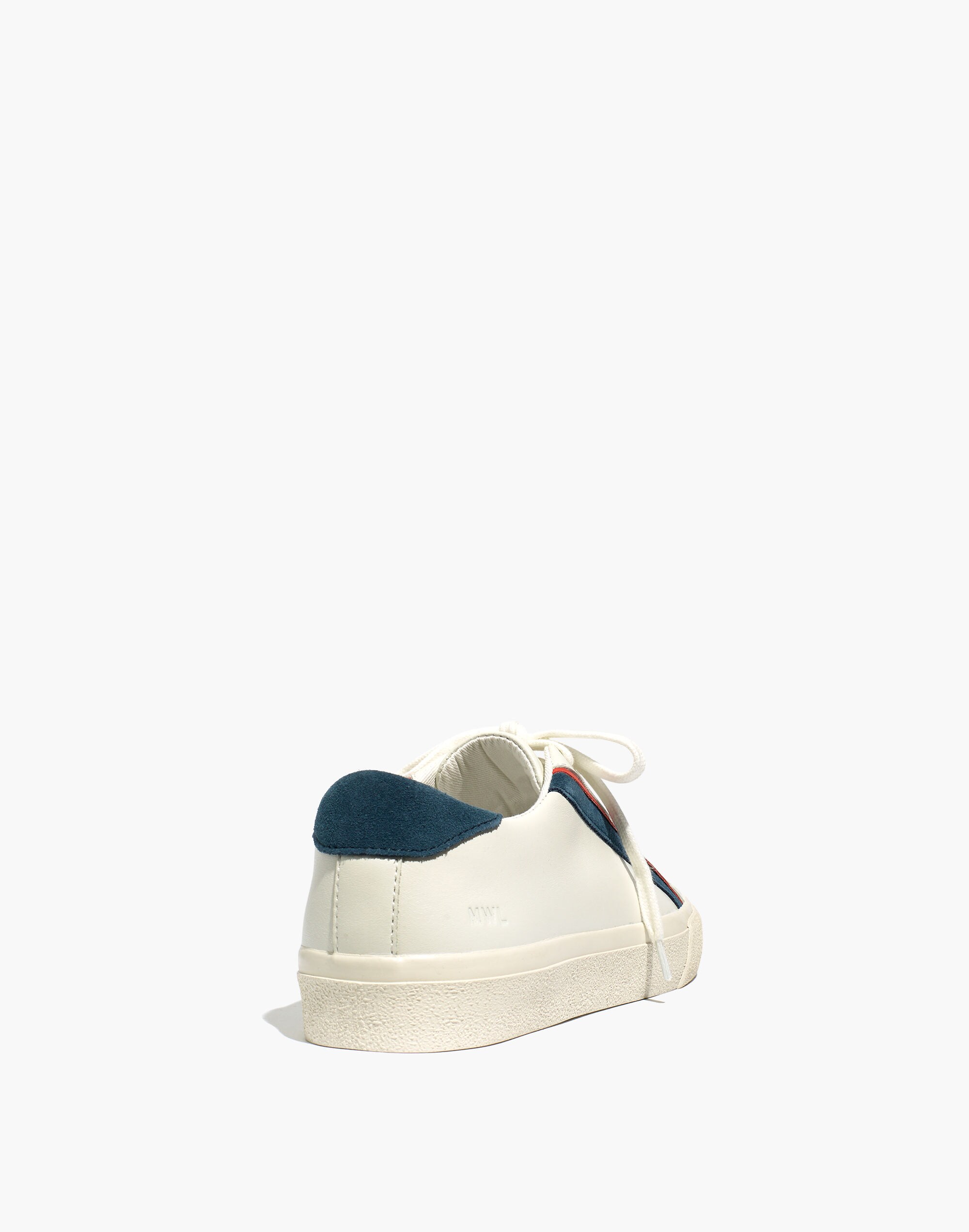 Sidewalk Low-Top Sneakers in Leather and Suede