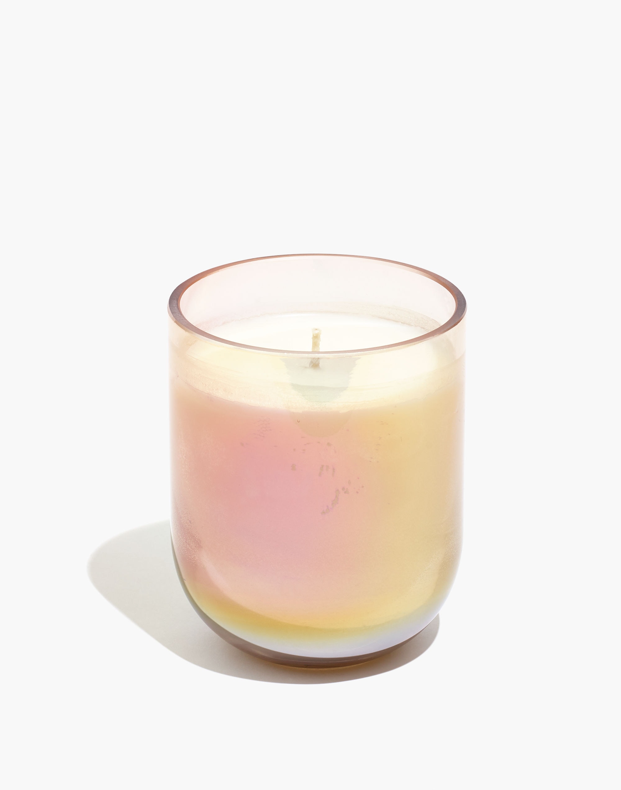 Opalescent Glass Candle