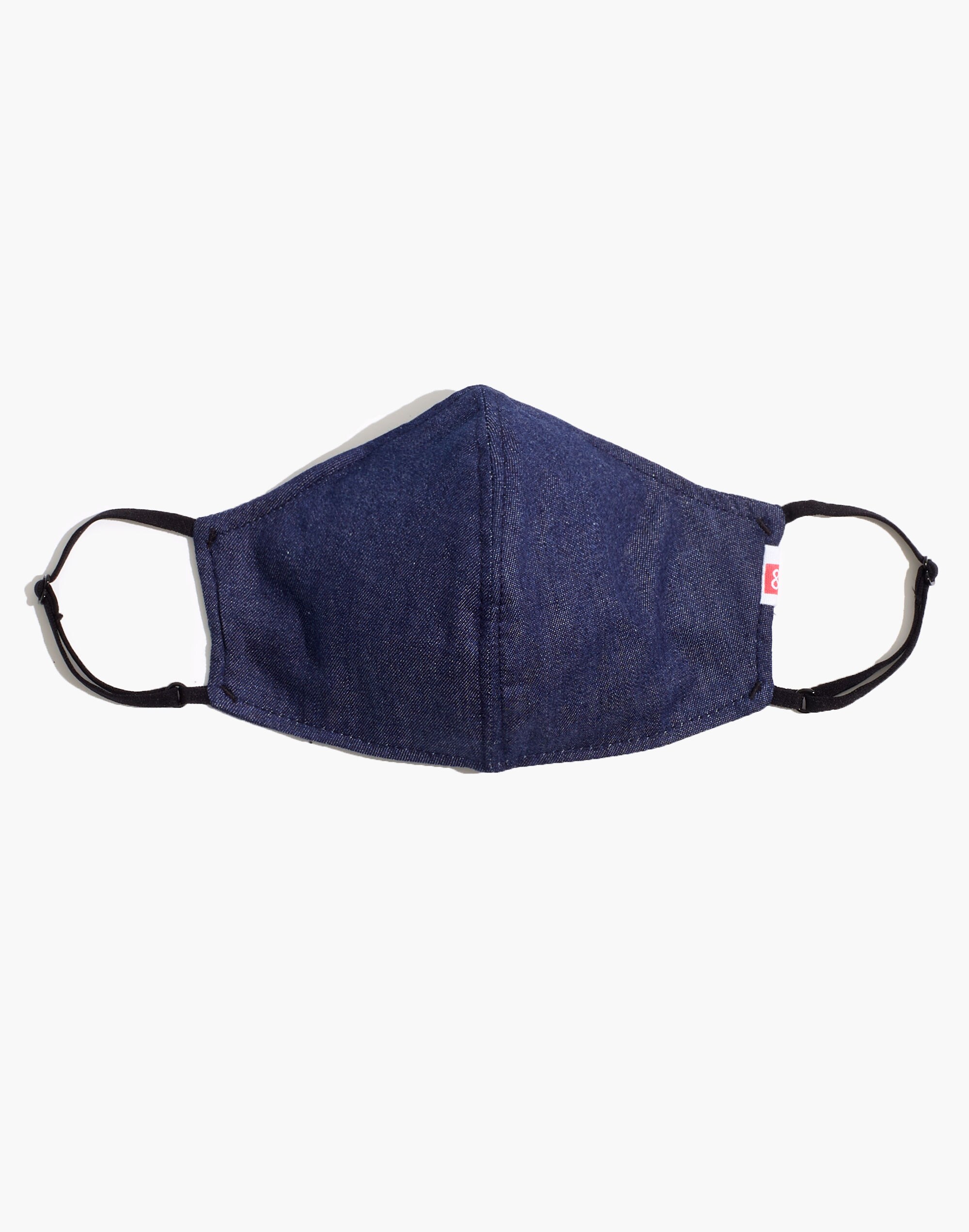 Hedley &amp; Bennett Face Mask in Dark Blue Chambray