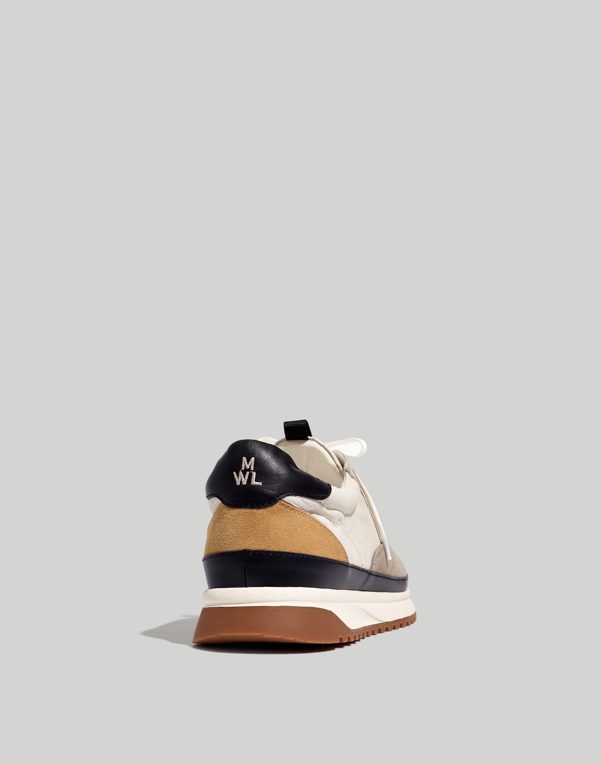 Kickoff Trainer Sneakers (Re)sourced Canvas and Suede