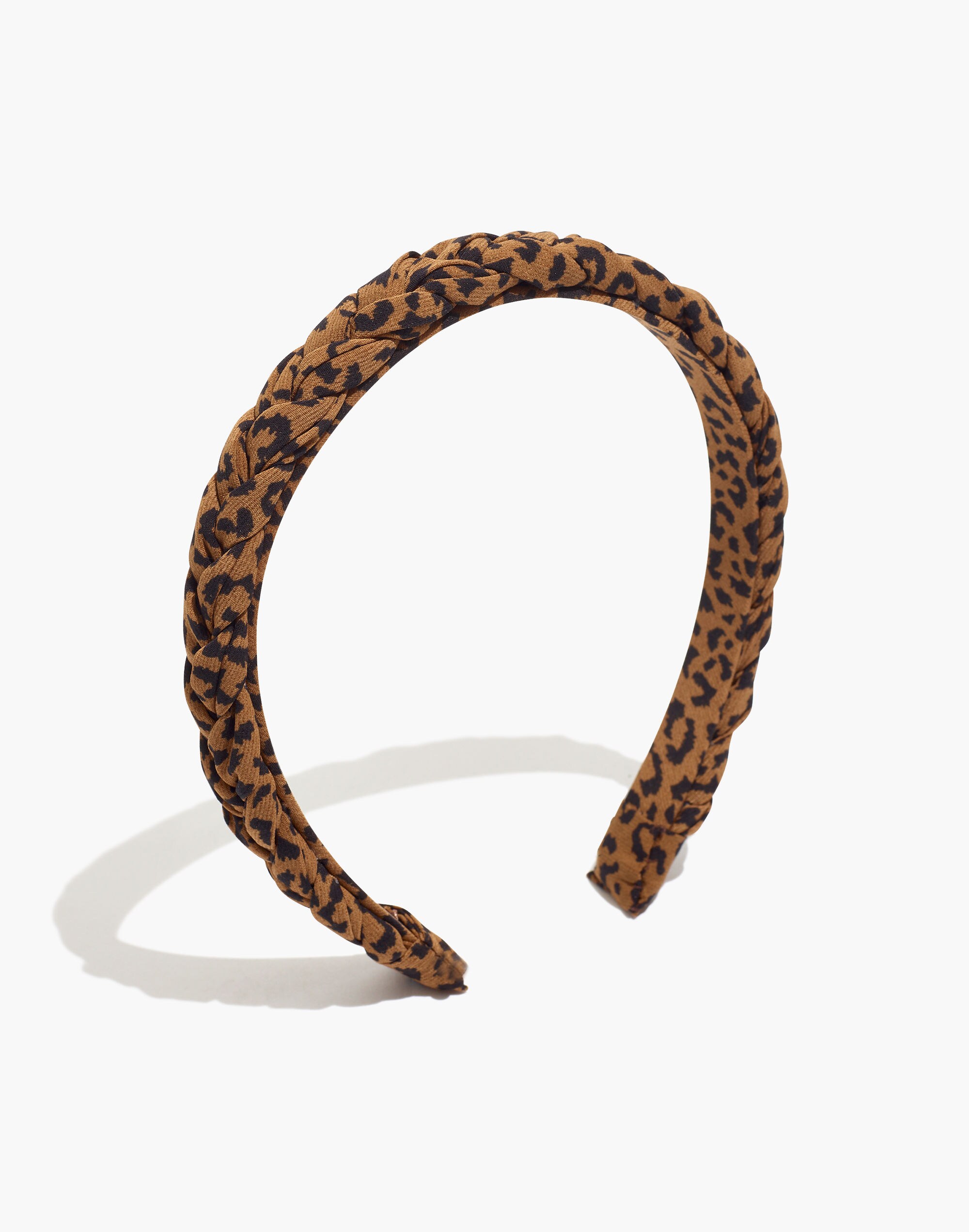 Skinny Puffy Braided Headband