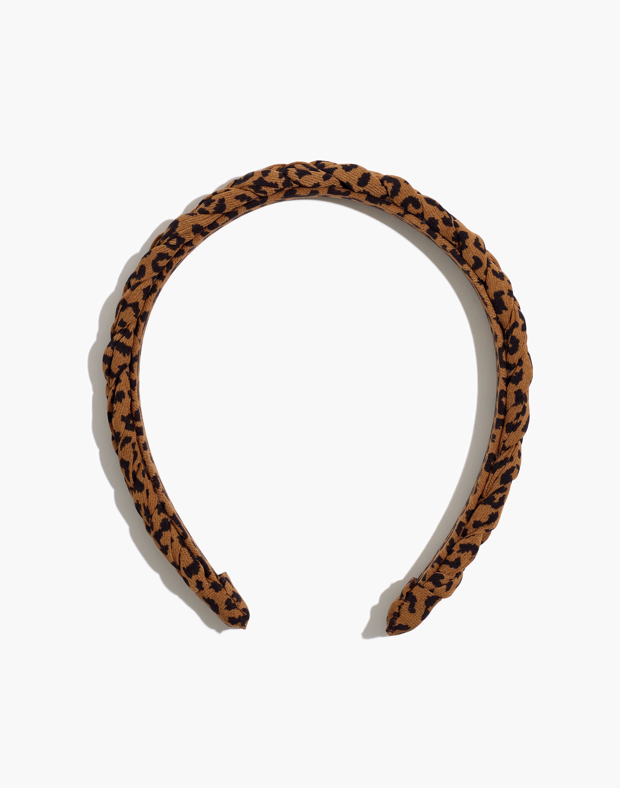 Skinny Puffy Braided Headband