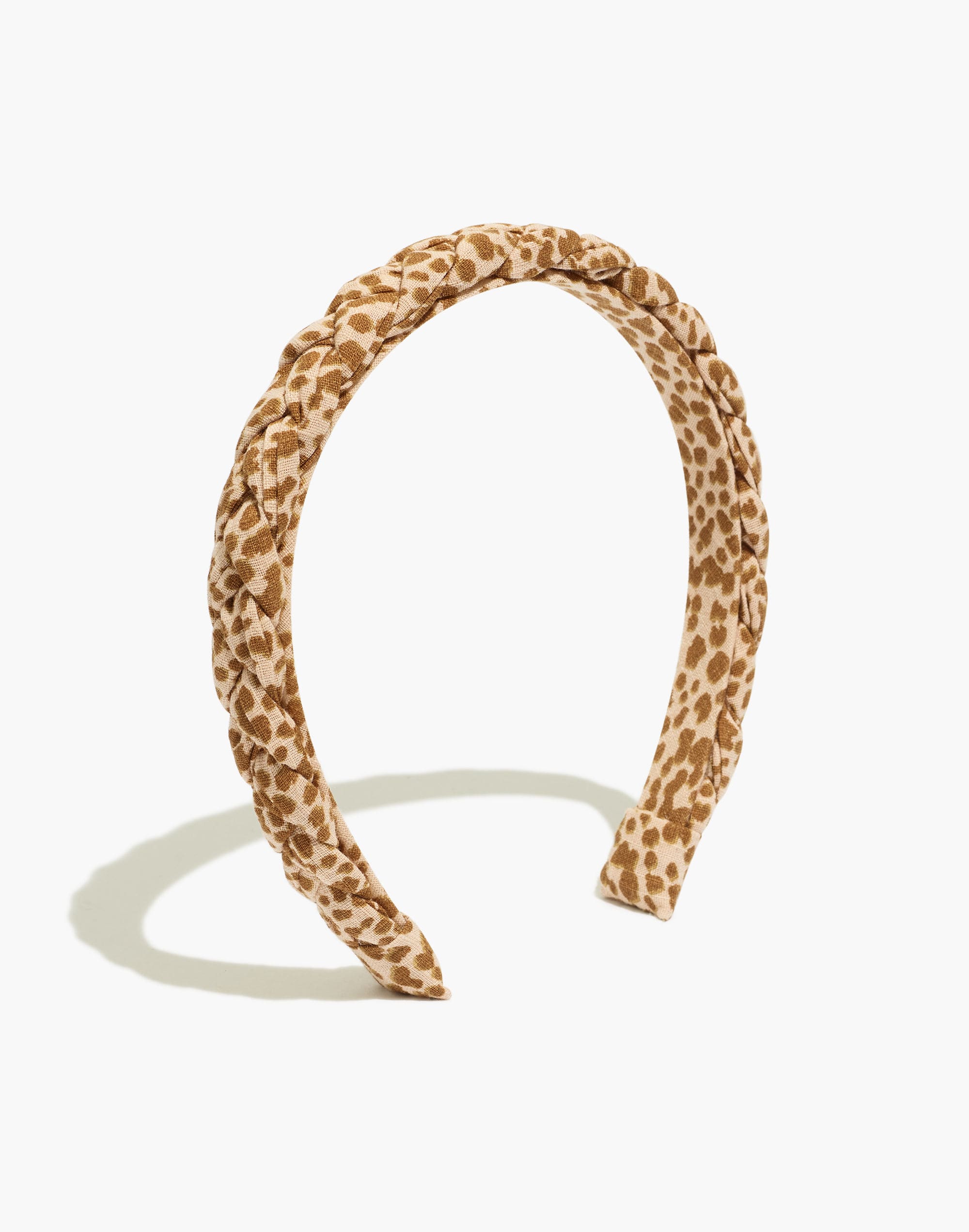 Skinny Puffy Braided Headband