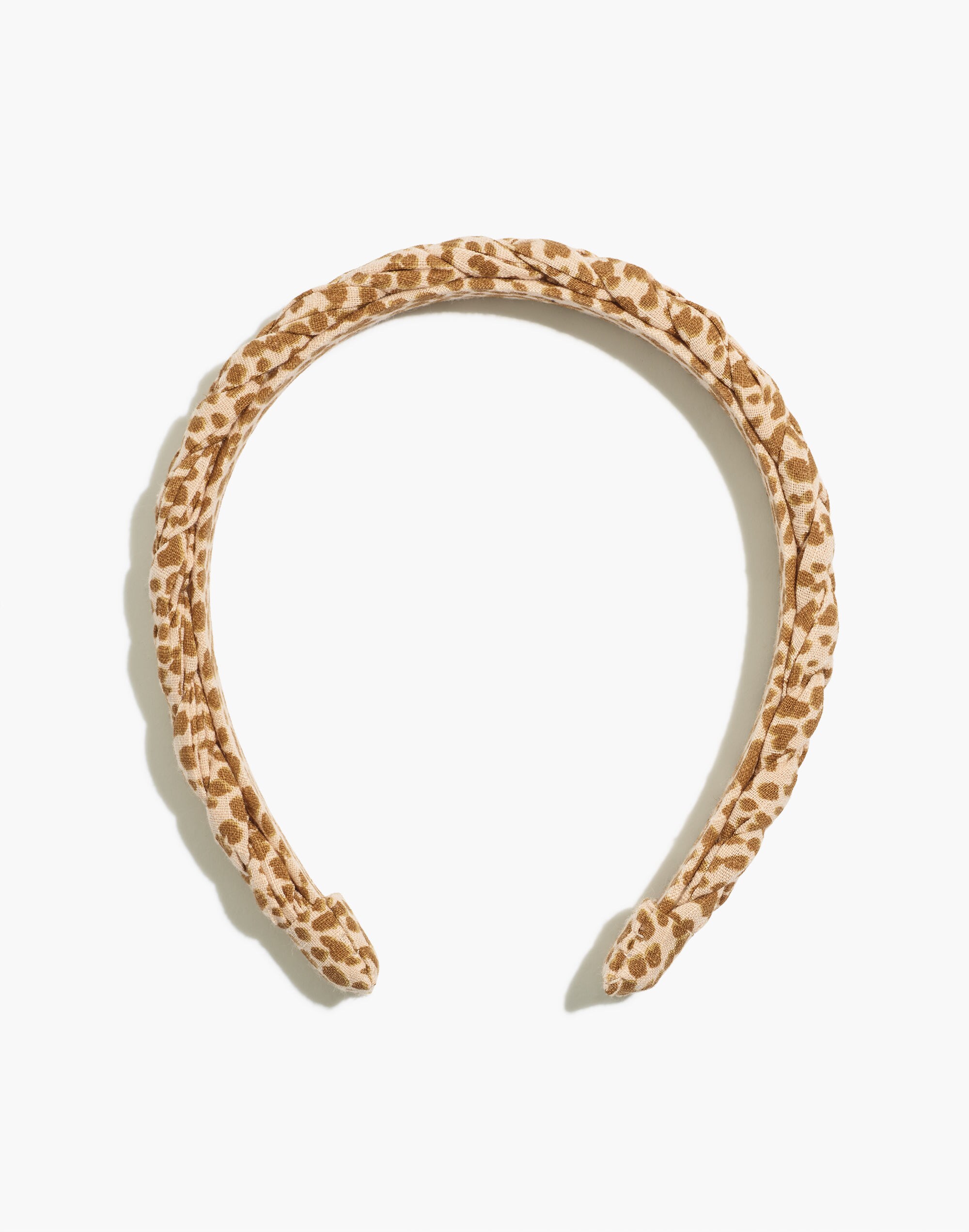 Skinny Puffy Braided Headband