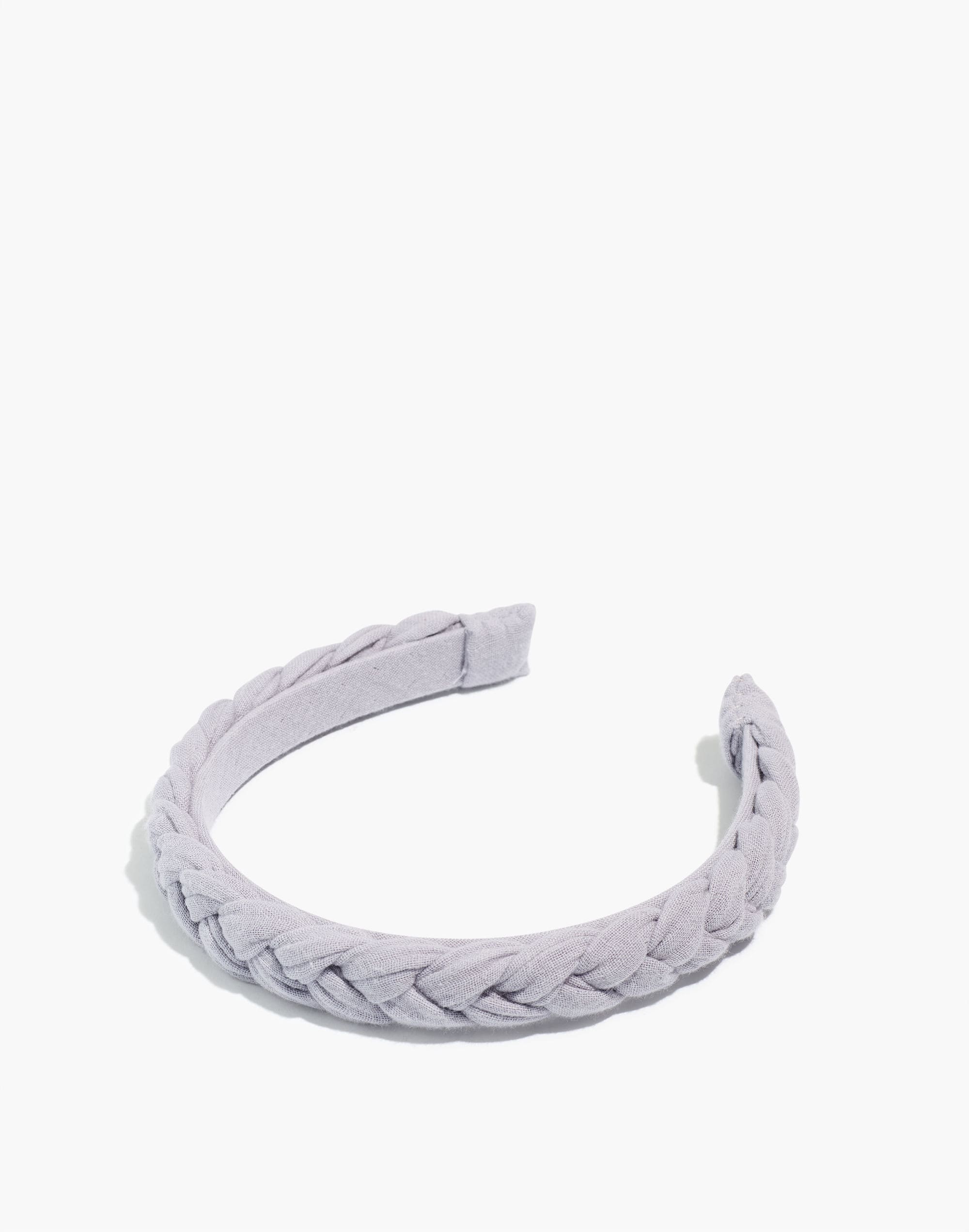 Skinny Puffy Braided Headband