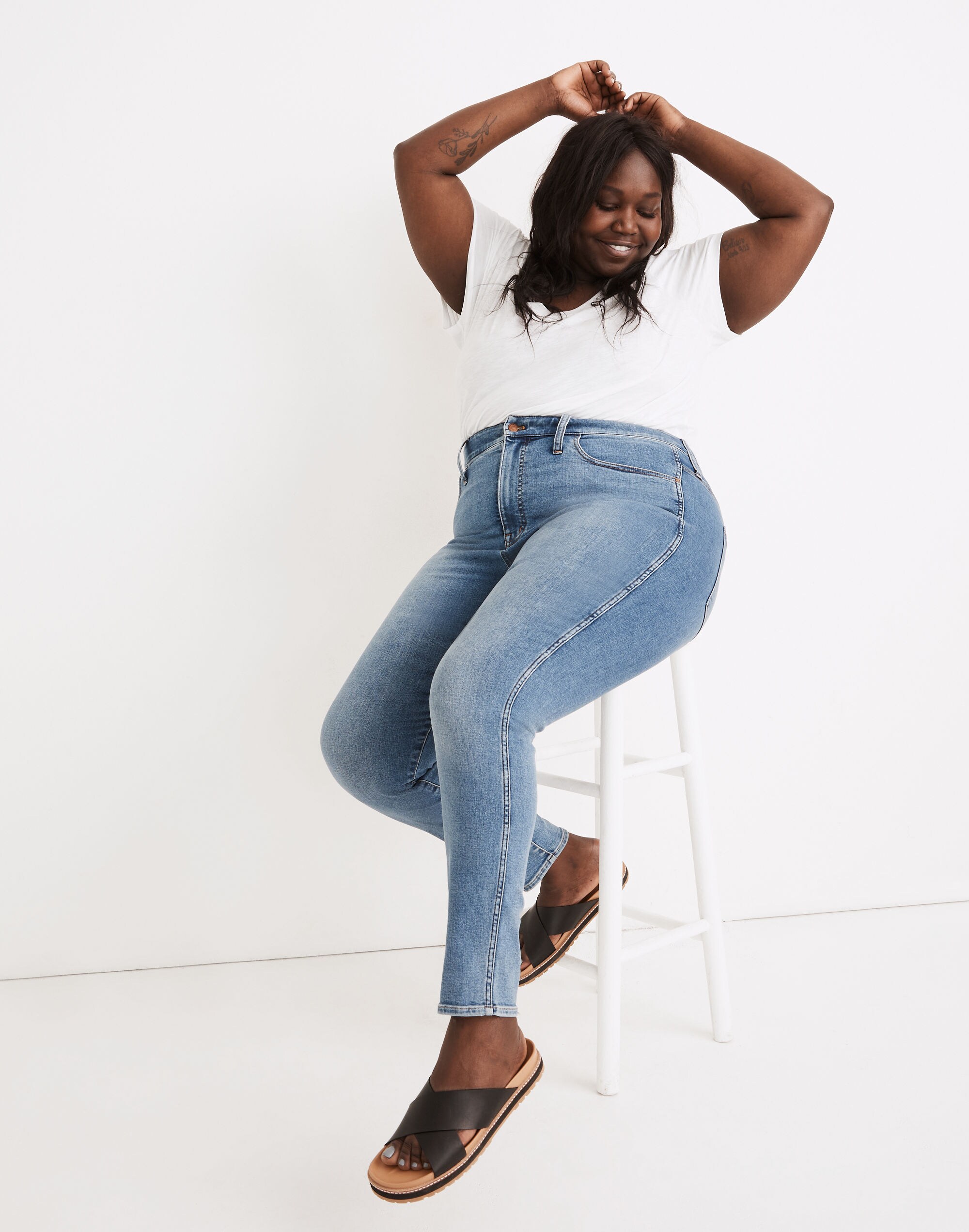 Plus High-Rise Roadtripper Authentic Jeans in Vinton Wash