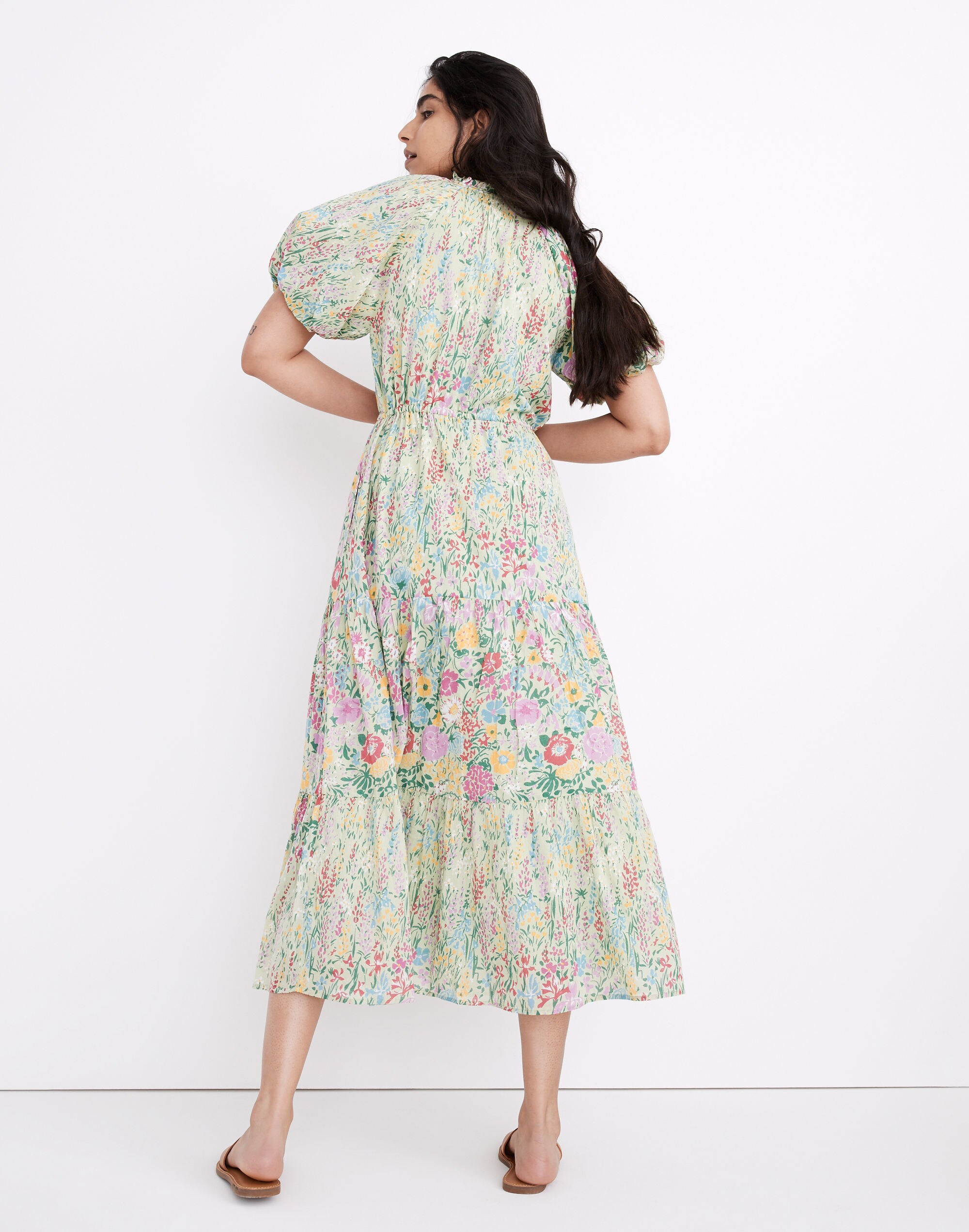 Banjanan Poppy Floral Midi Dress